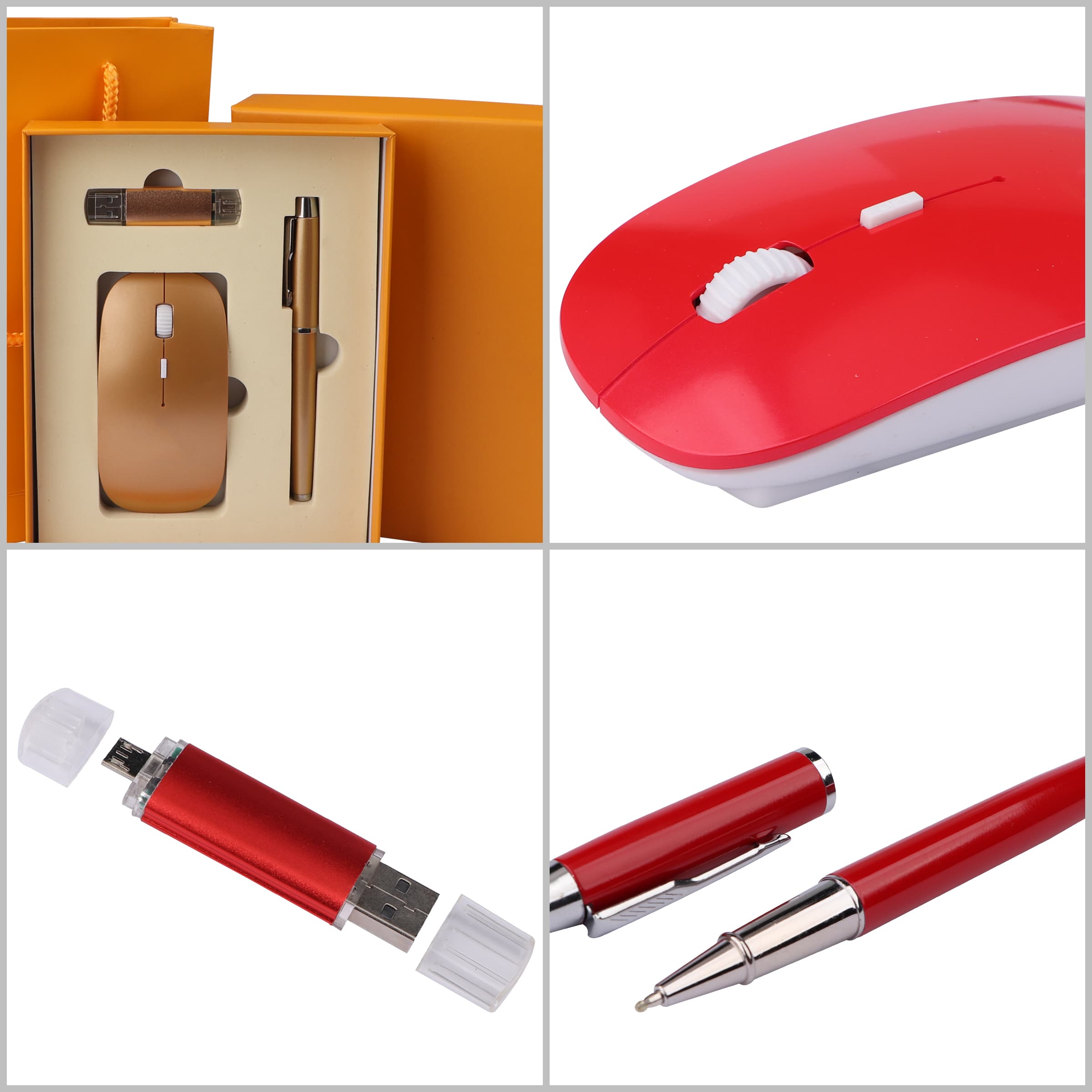 3 in 1 Business Gift Set W/ Wireless Mouse, Pen&Usb Drive thumbnail 2