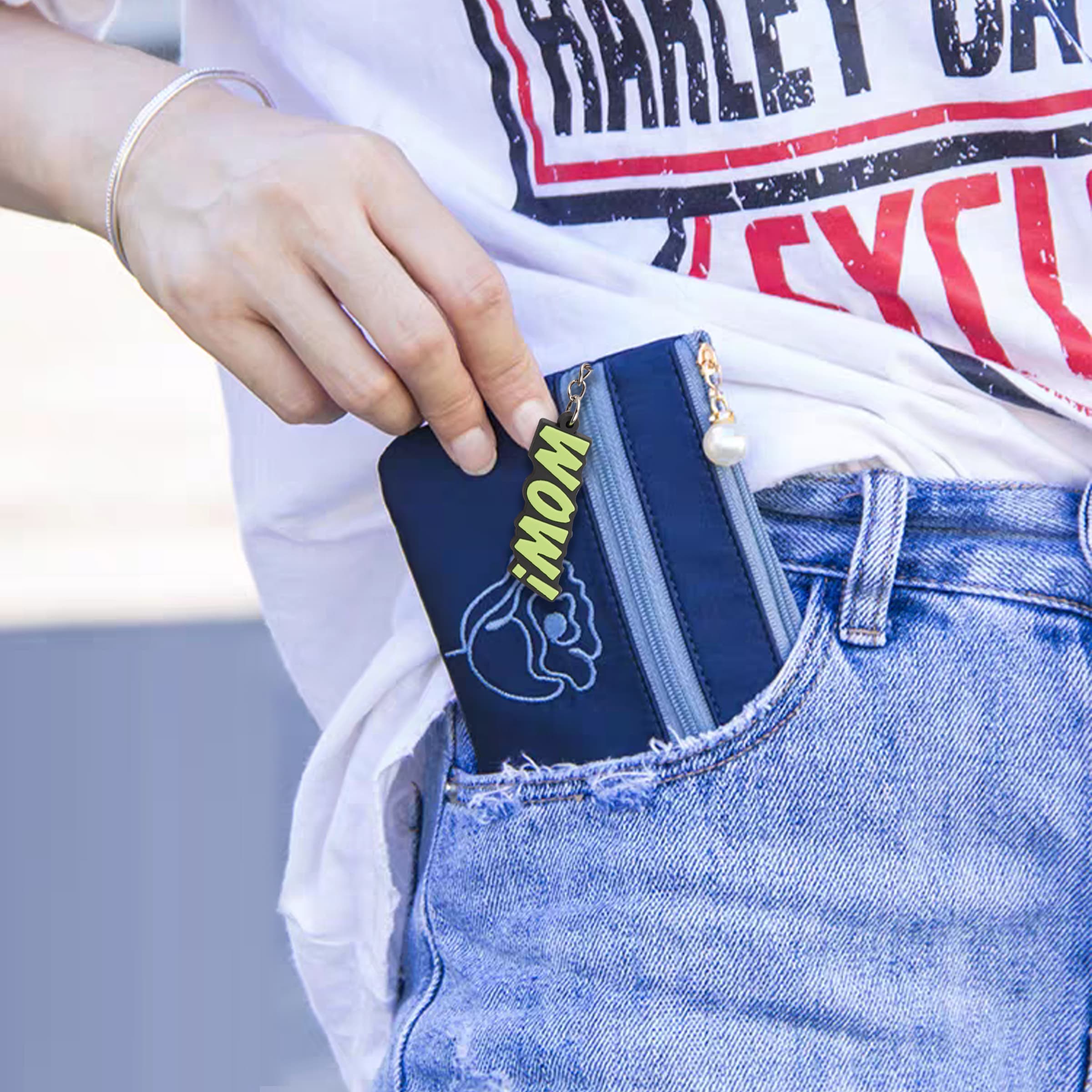 2"x1" Full Color Custom Shape Soft Pvc Keychain Fob Charms thumbnail 6