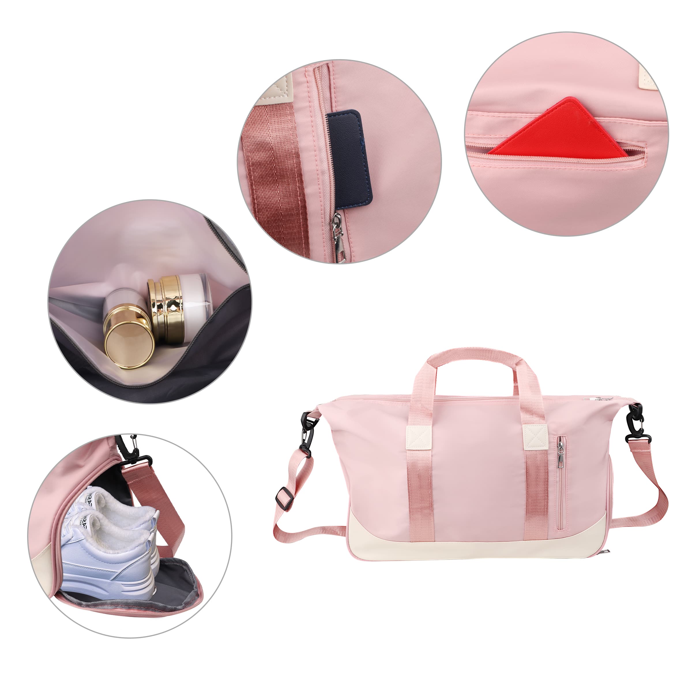 26L Gym Dry Wet Separated Duffle Bag W/ Shoe Compartment thumbnail 5