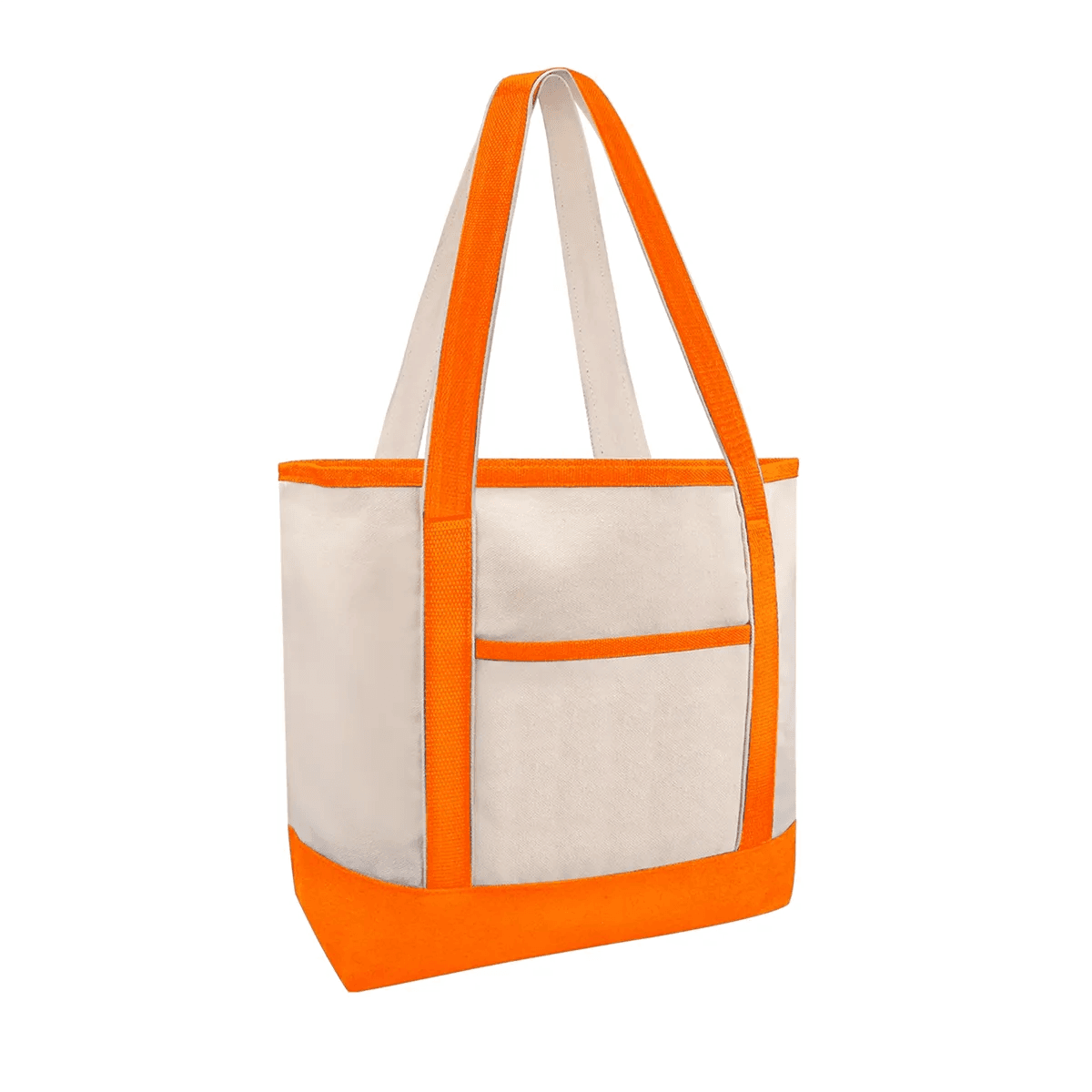 12 OZ Poly-Cotton Canvas Boat Tote Bag w/ Reinforced Handle thumbnail 4