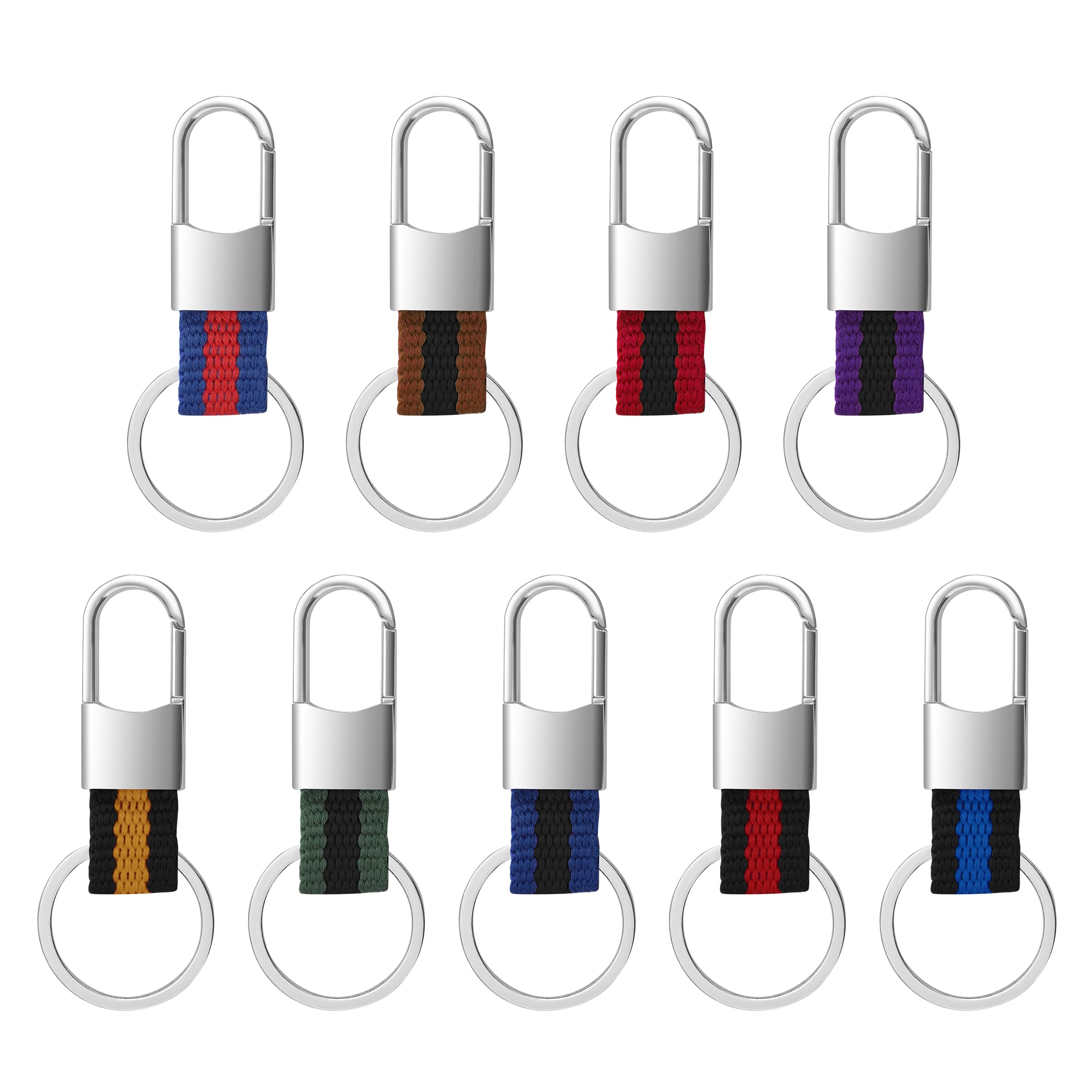 Metal Car Keychain Waist Pendant Key Ring thumbnail 6