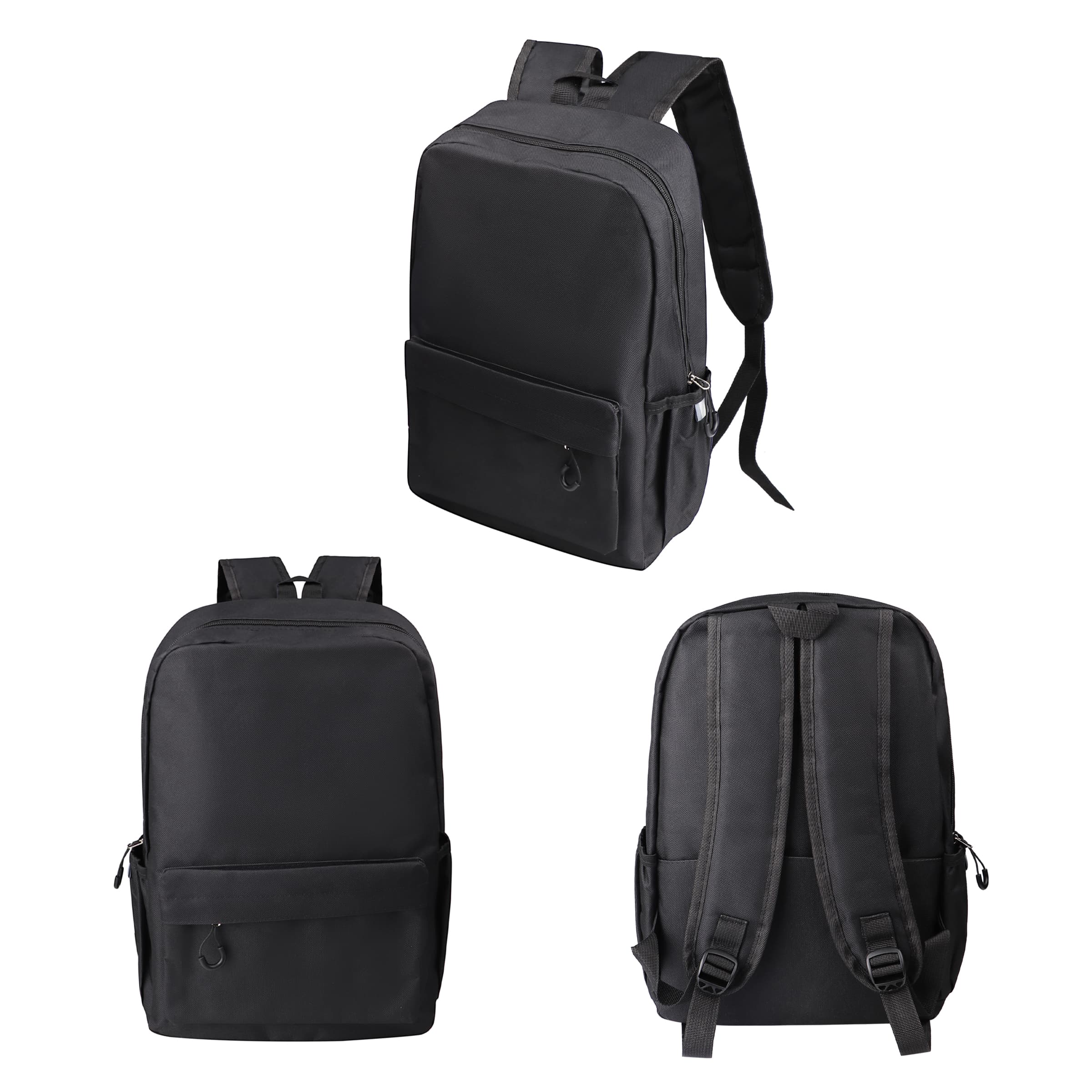 17" Oxford Classic Backpacks W/Adjustable Padded Straps