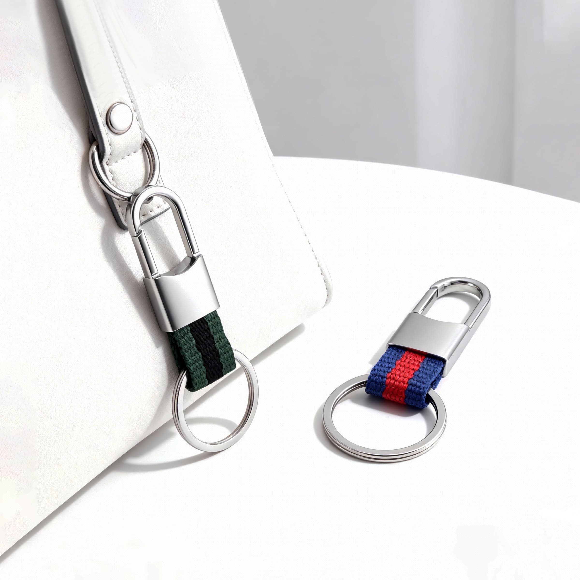 Metal Car Keychain Waist Pendant Key Ring thumbnail 8