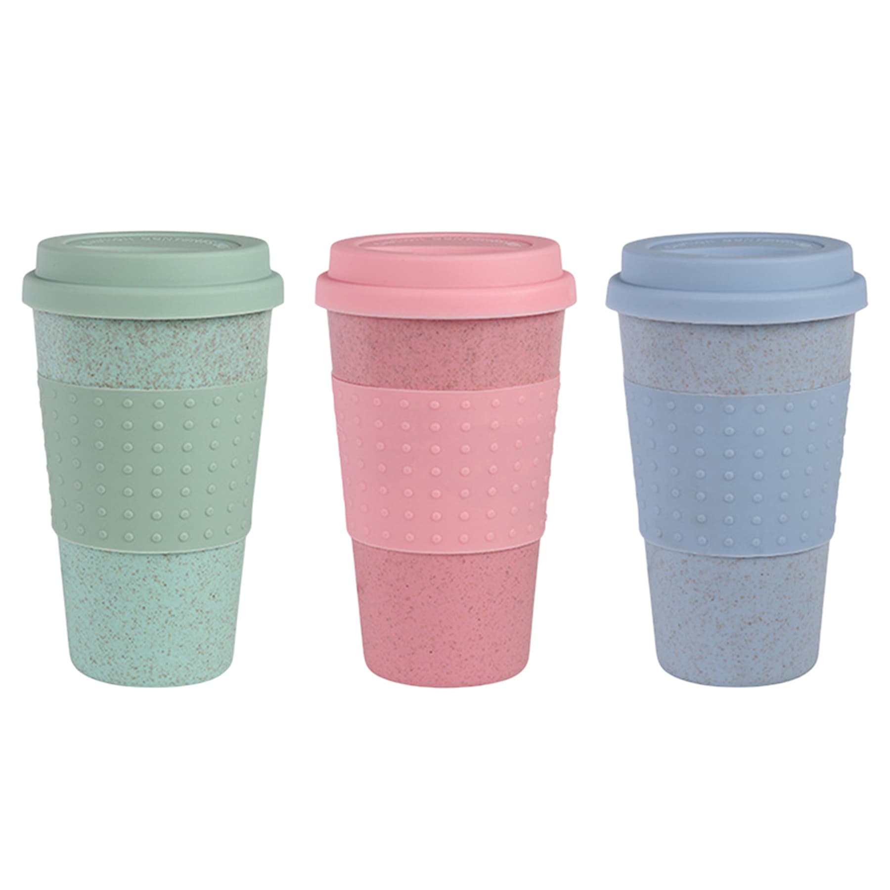 Tumbler 12oz Wheat straw BPA-Free Travel Mug thumbnail 2