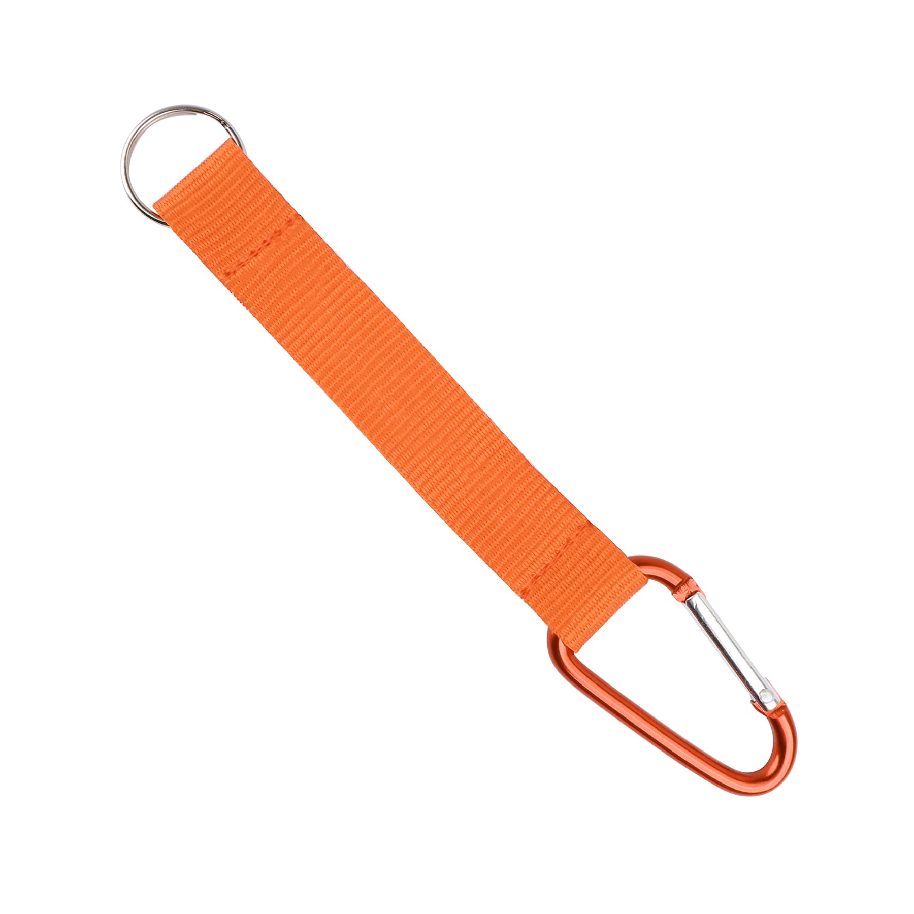 3/4" Polyester Carabiner Lanyard Keychain Strap W/ Keyring thumbnail 5