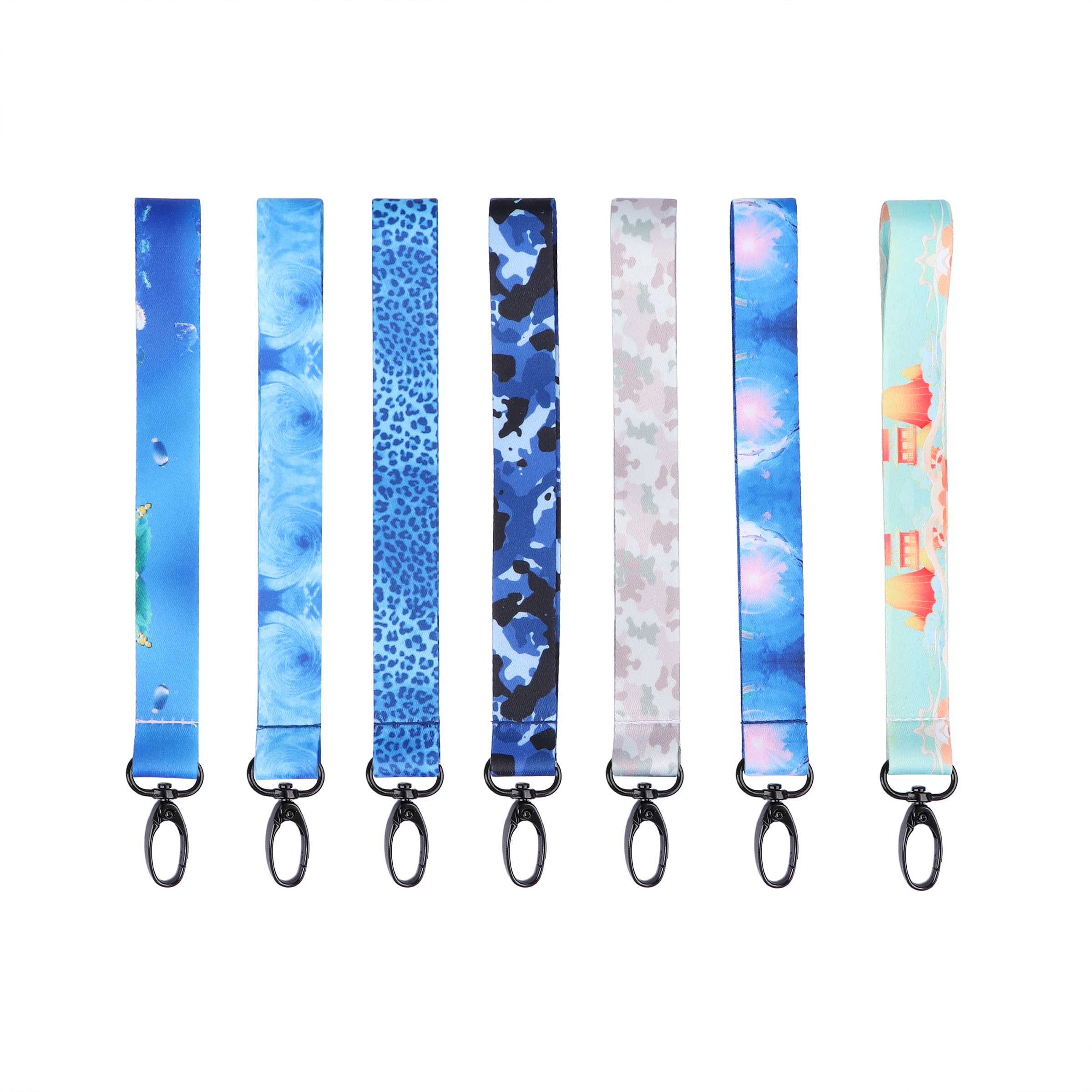 3/4" Polyester Wrist Key Lanyard W/ Black Snap Hook thumbnail 2