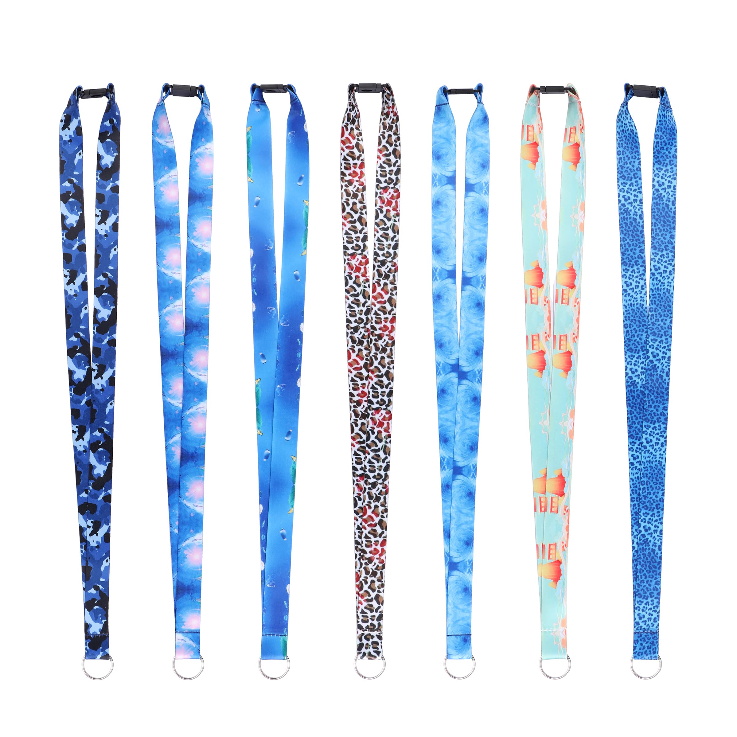 3/4 " Polyester Key Lanyard W/ Safety Breakaway Buckle thumbnail 3