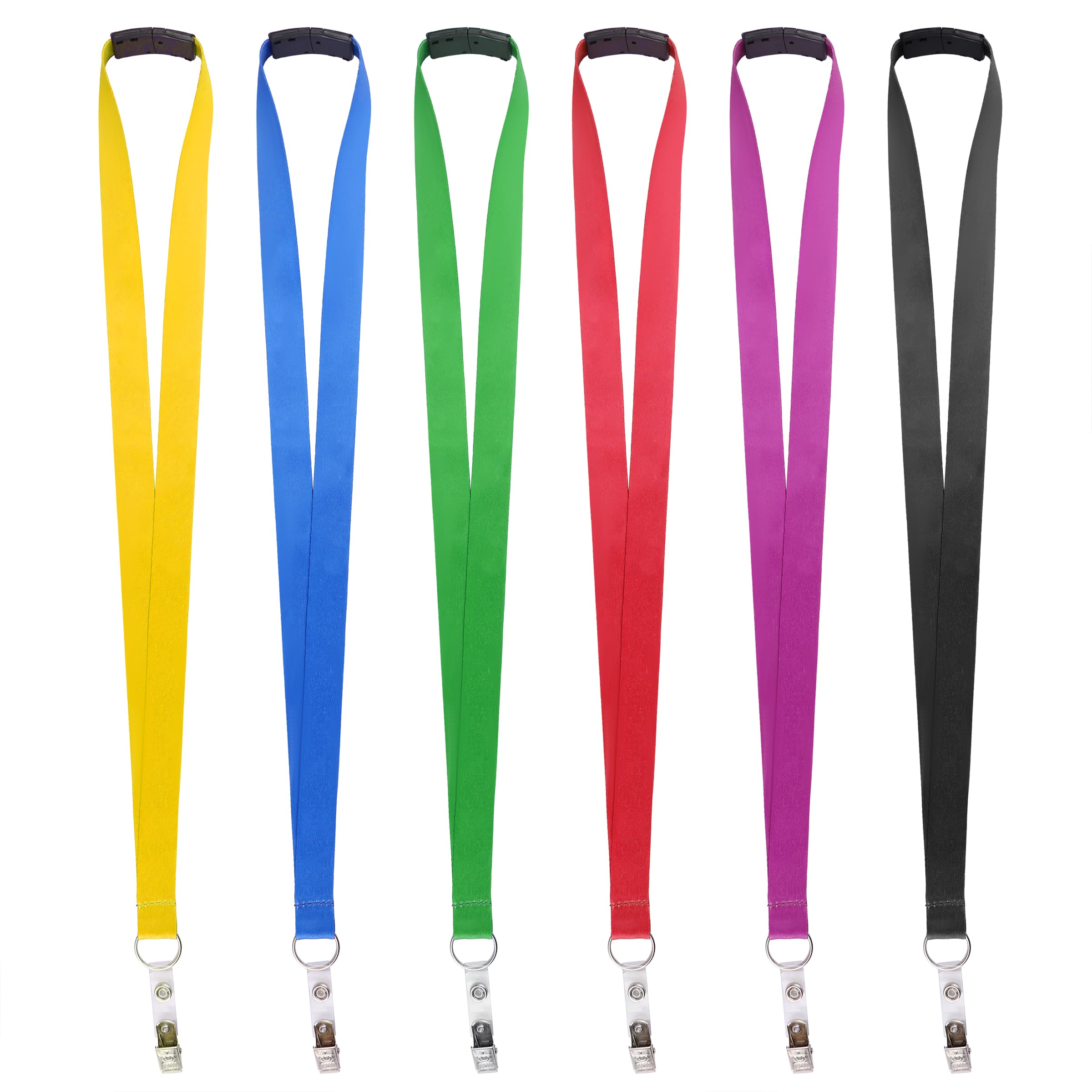 3/4" Polyester Breakaway Lanyard W/ Bulldog Clip & Ring thumbnail 15