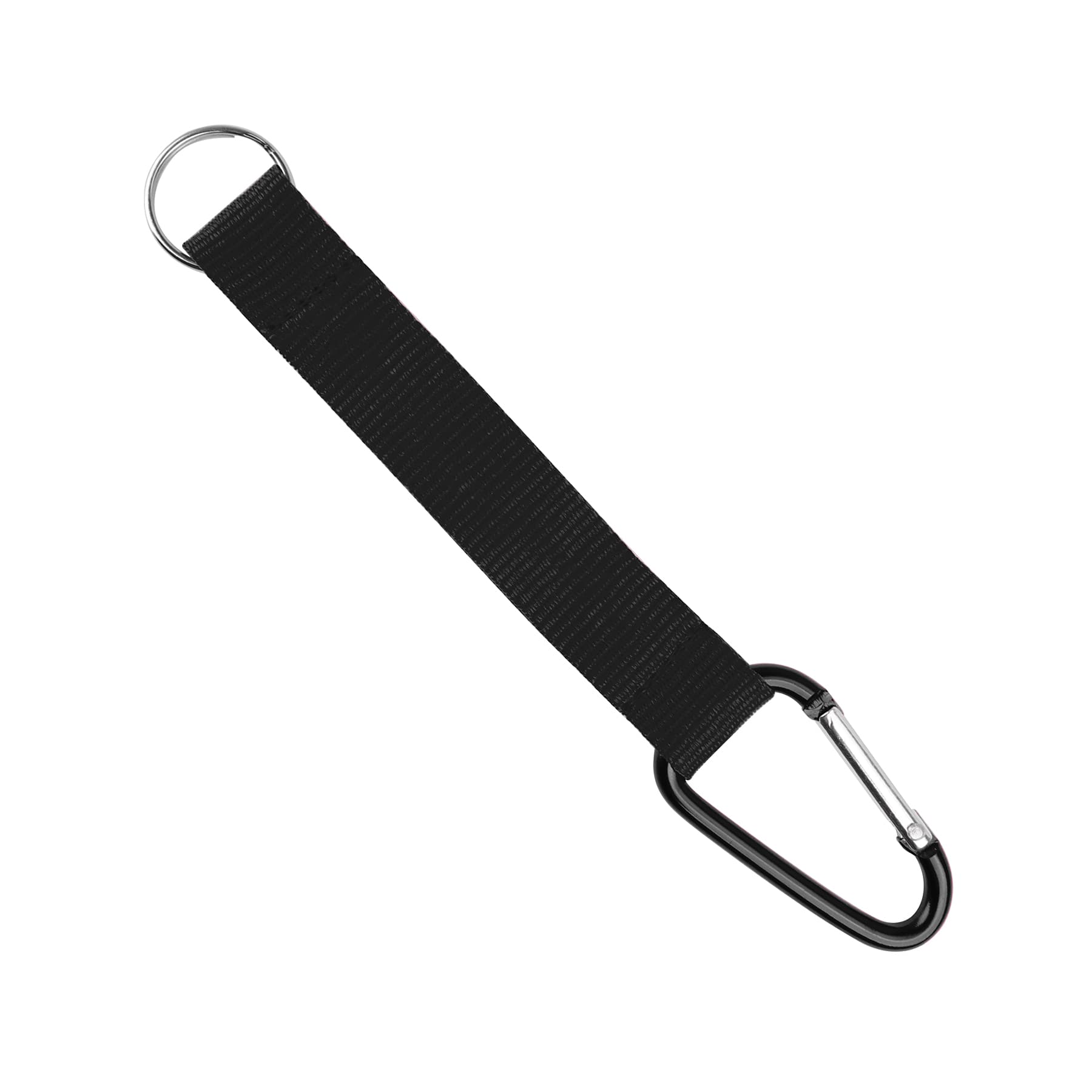 3/4" Polyester Carabiner Lanyard Keychain Strap W/ Keyring thumbnail 4