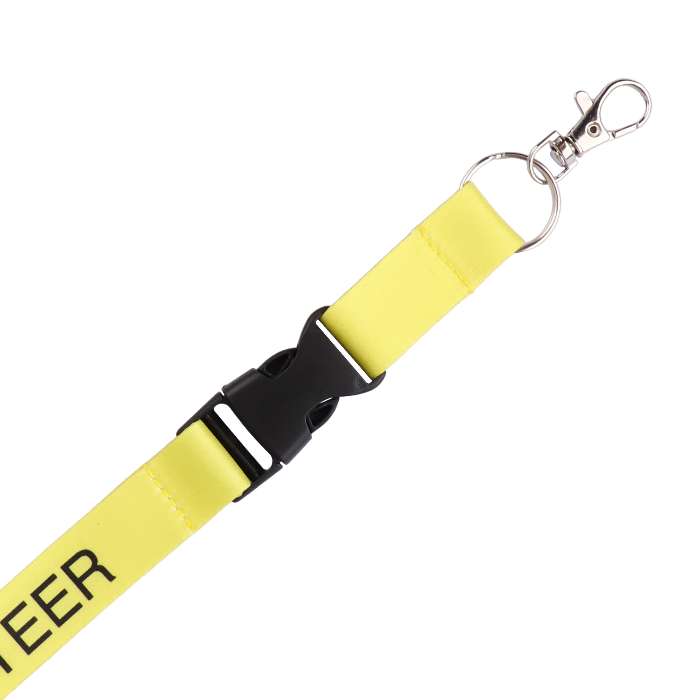 3/4" Polyester Detach Lanyards Badge Holder W/ Swivel Hook