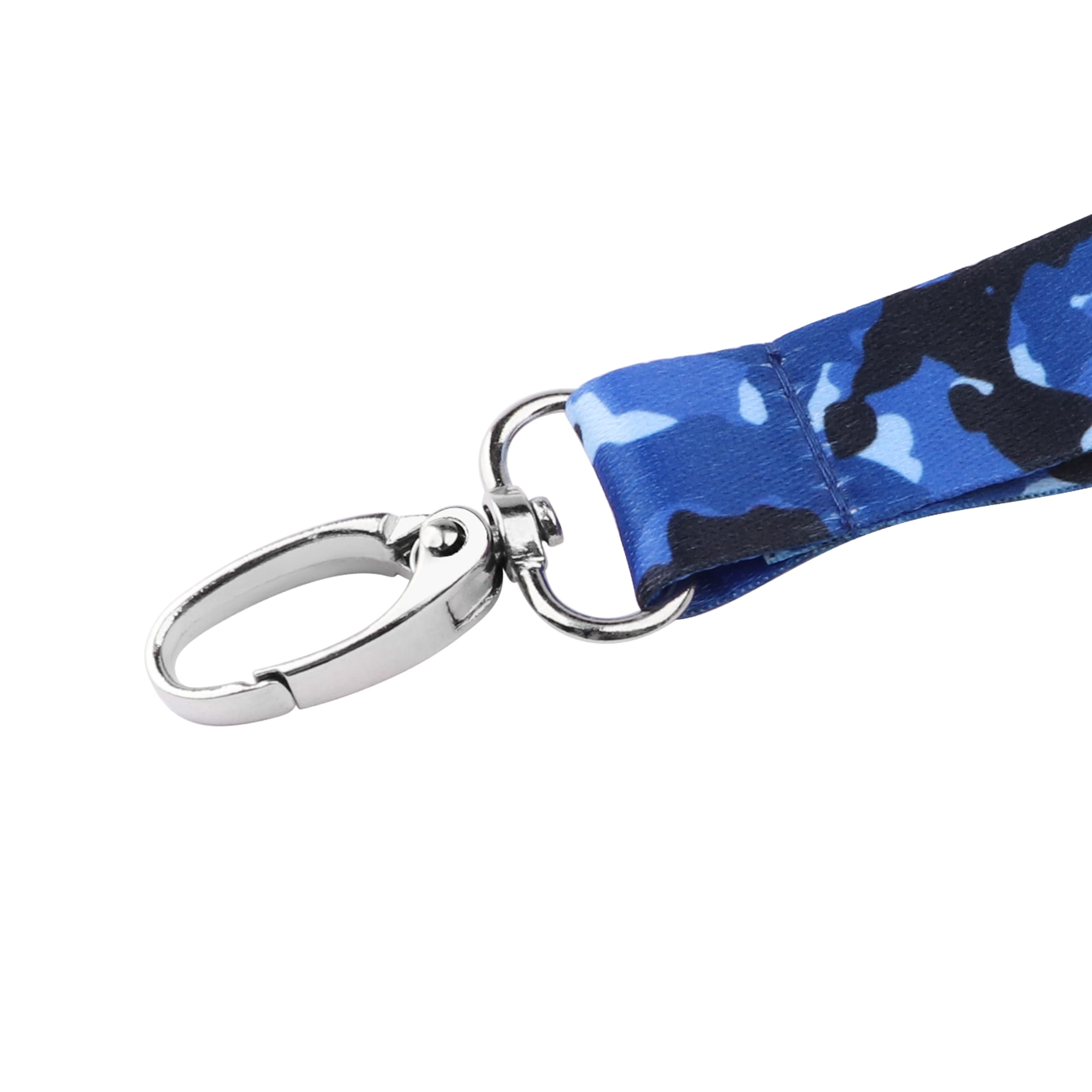 3/4" Customized Polyester Lanyard Strap W/ Oval Metal Hook thumbnail 2