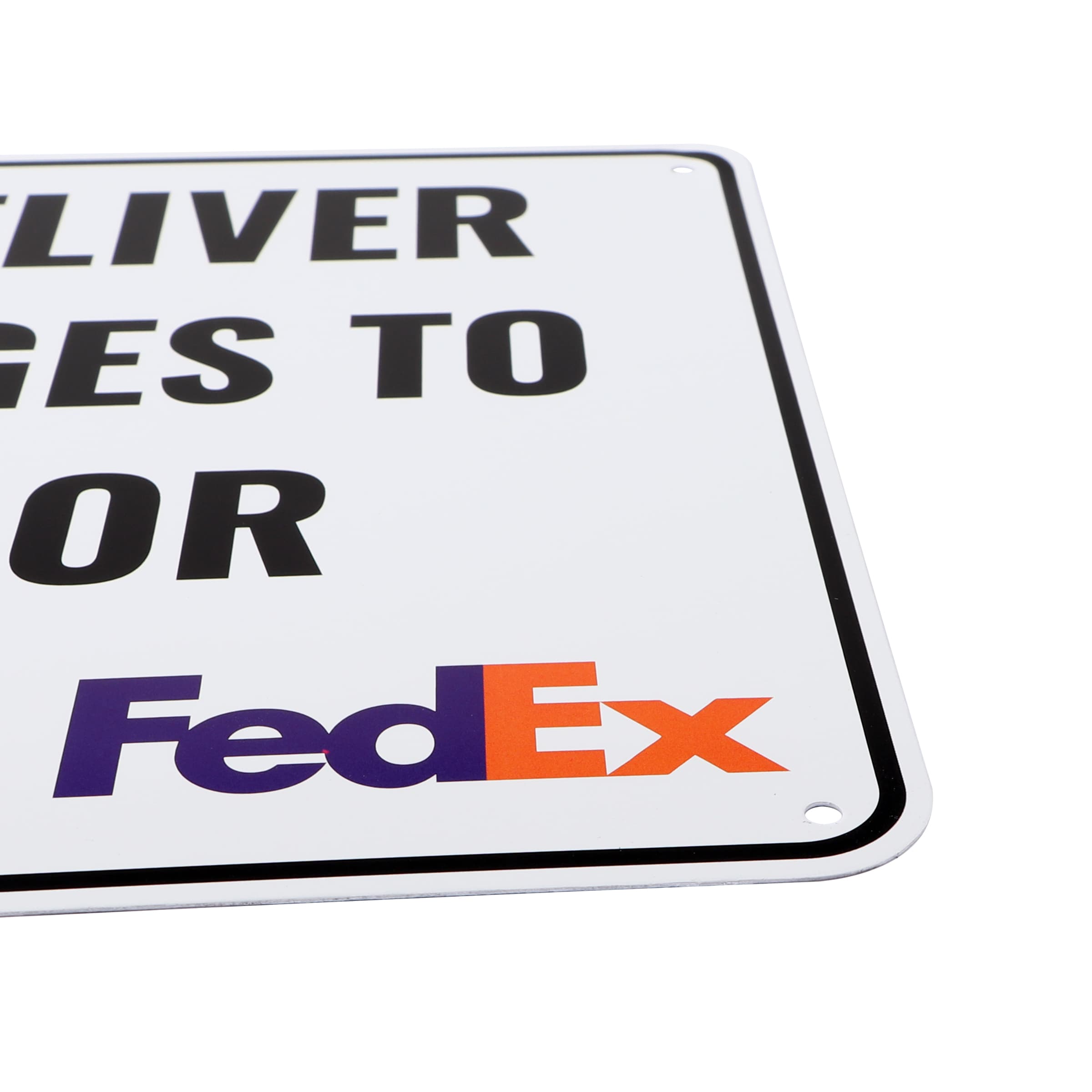 12"x8" Full Color Custom Alumimum Signs