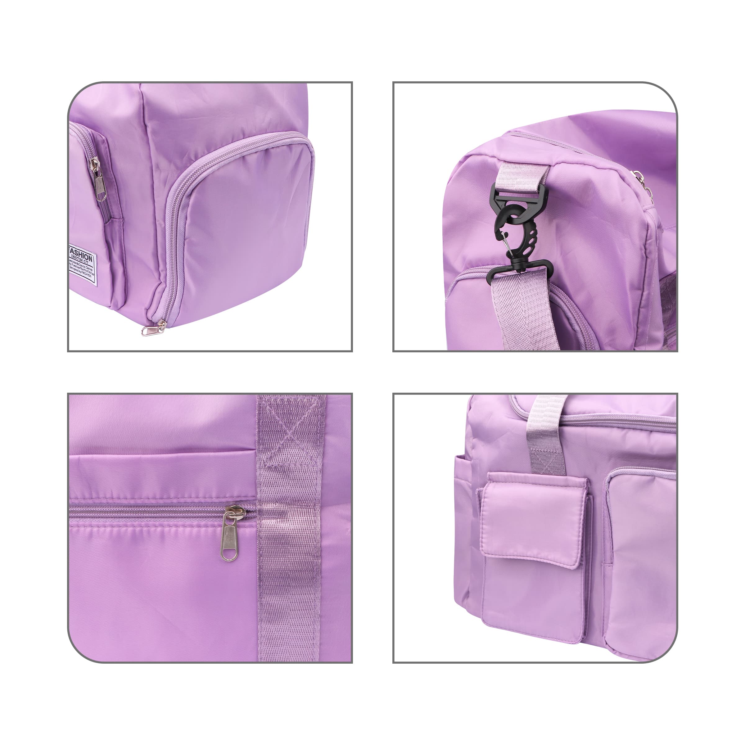 Large Portable Gym Duffle Bag W/ Handle, Oxford Fabric Bag thumbnail 3