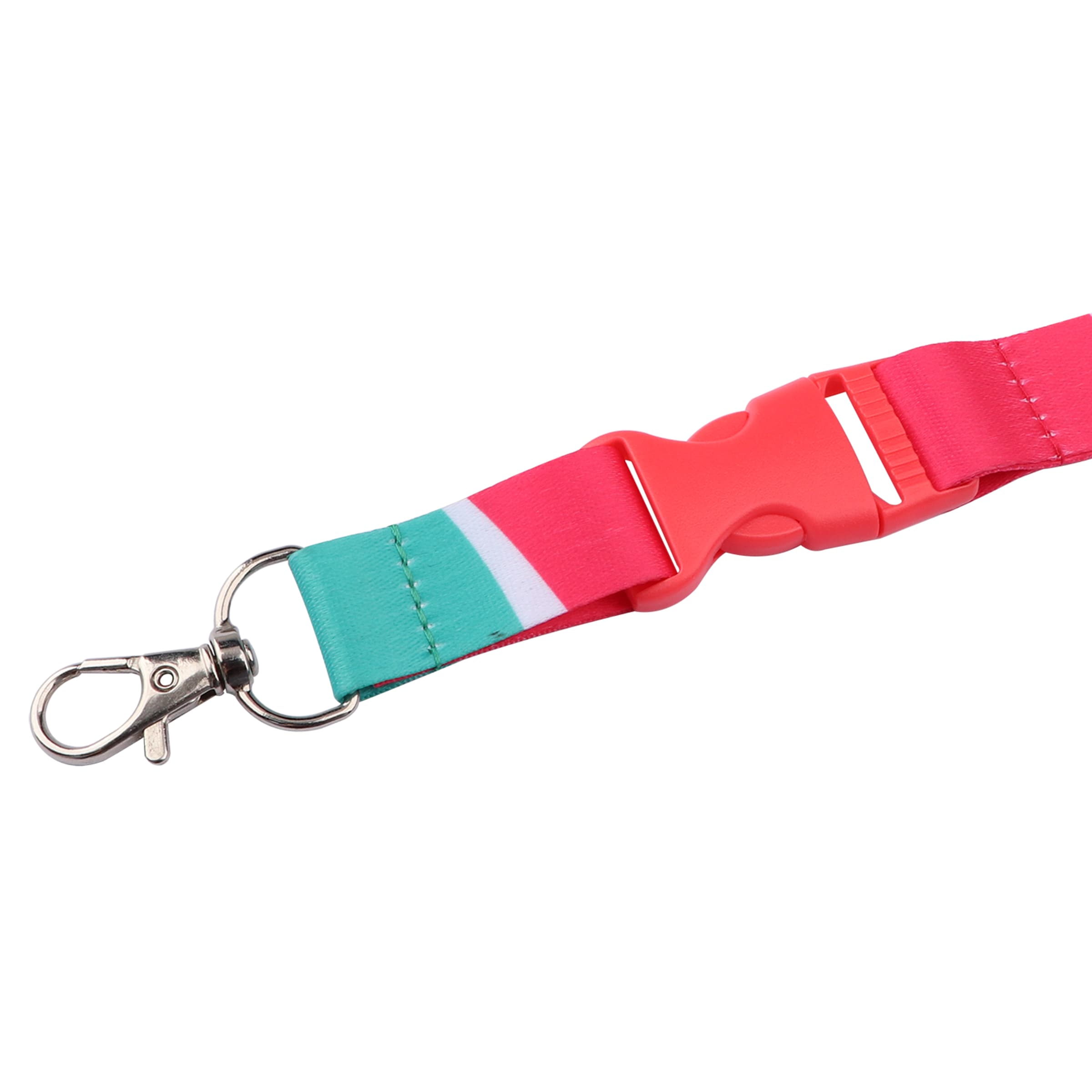 3/4" Polyester Detachable Lanyards Keychain W/ Swivel Hook thumbnail 4