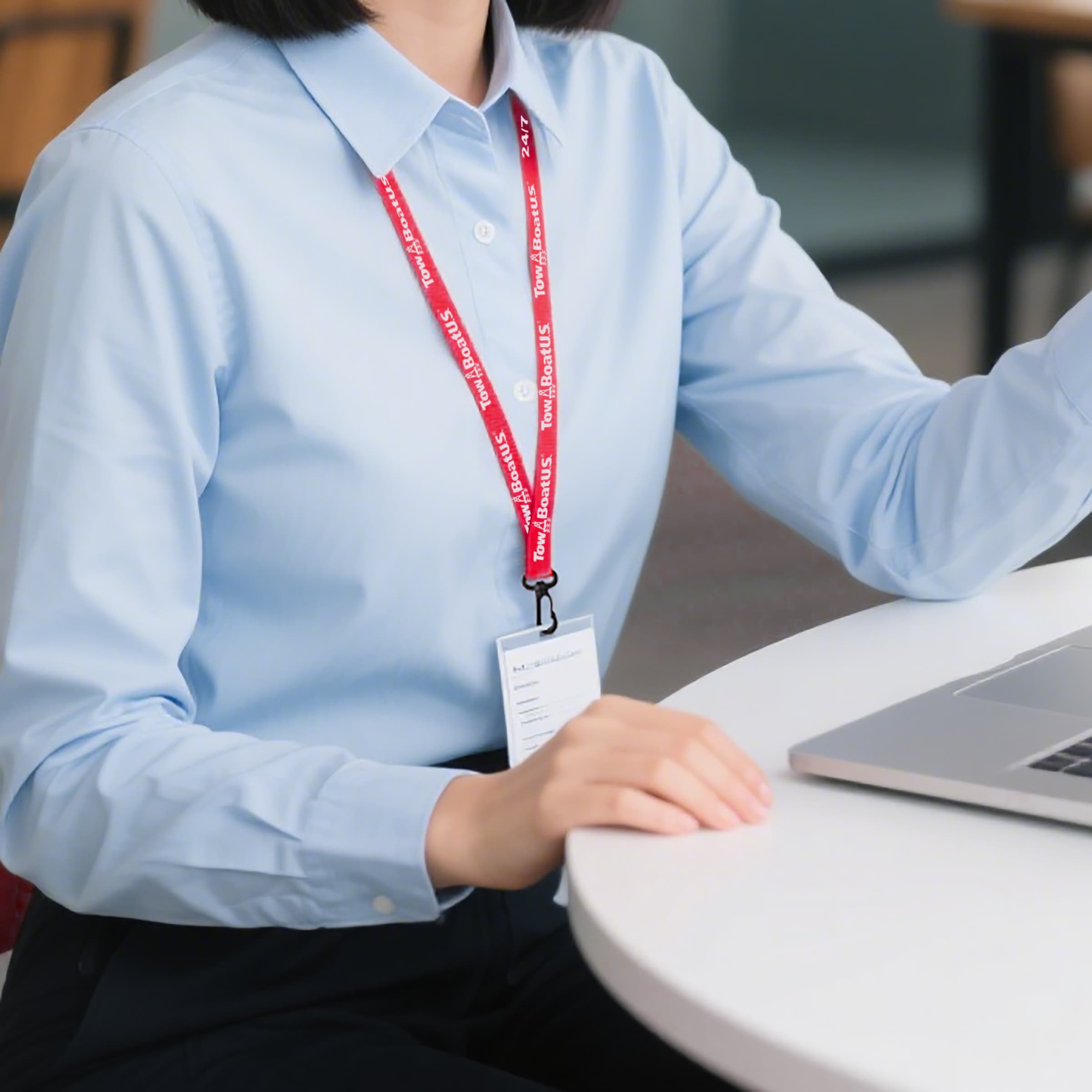 3/4" Nylon Flat Badge Holder Lanyard Strap W/ Plastic J Hook thumbnail 11