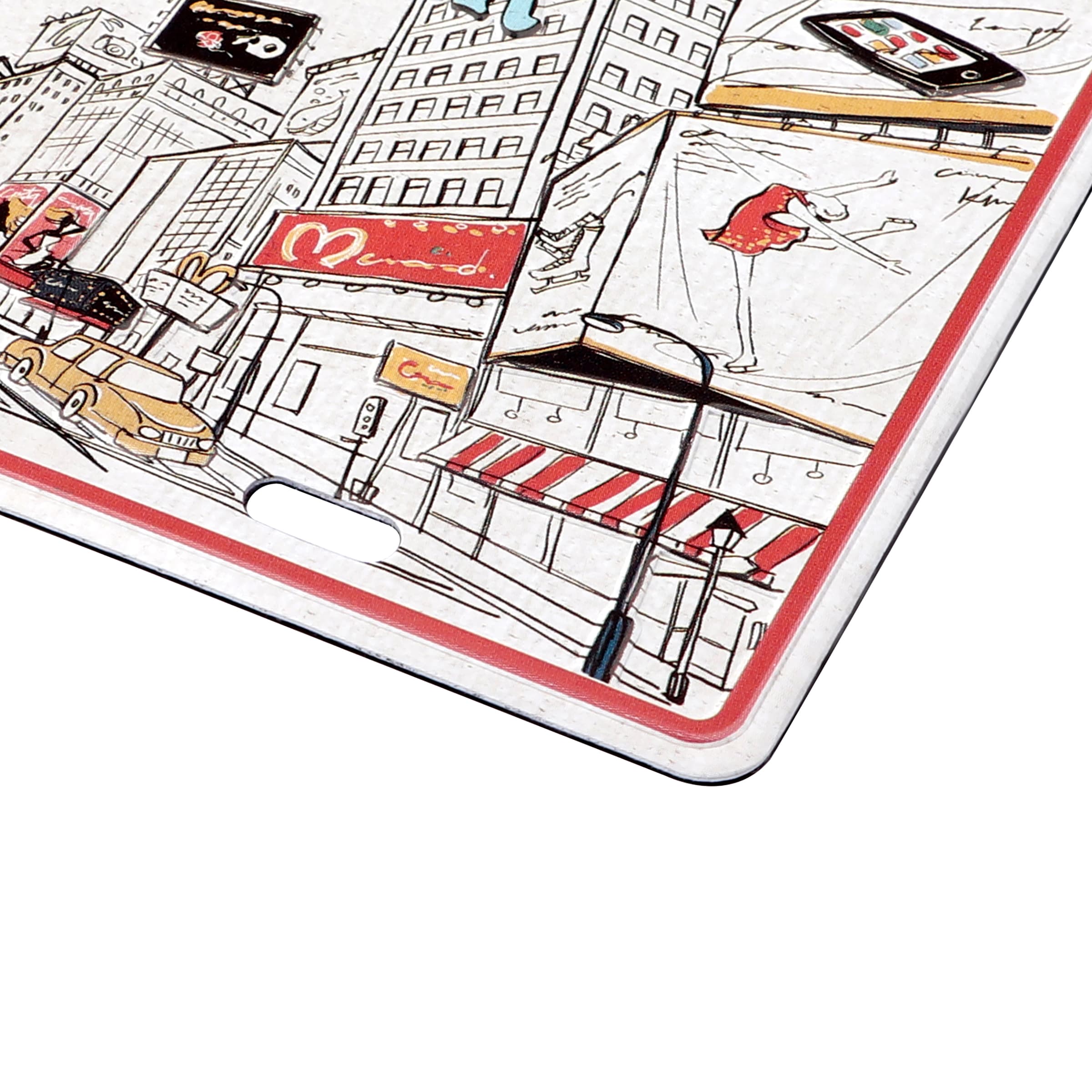 6"x3" Custom 3D Metal Mini License Plate Fridge Magnet thumbnail 3