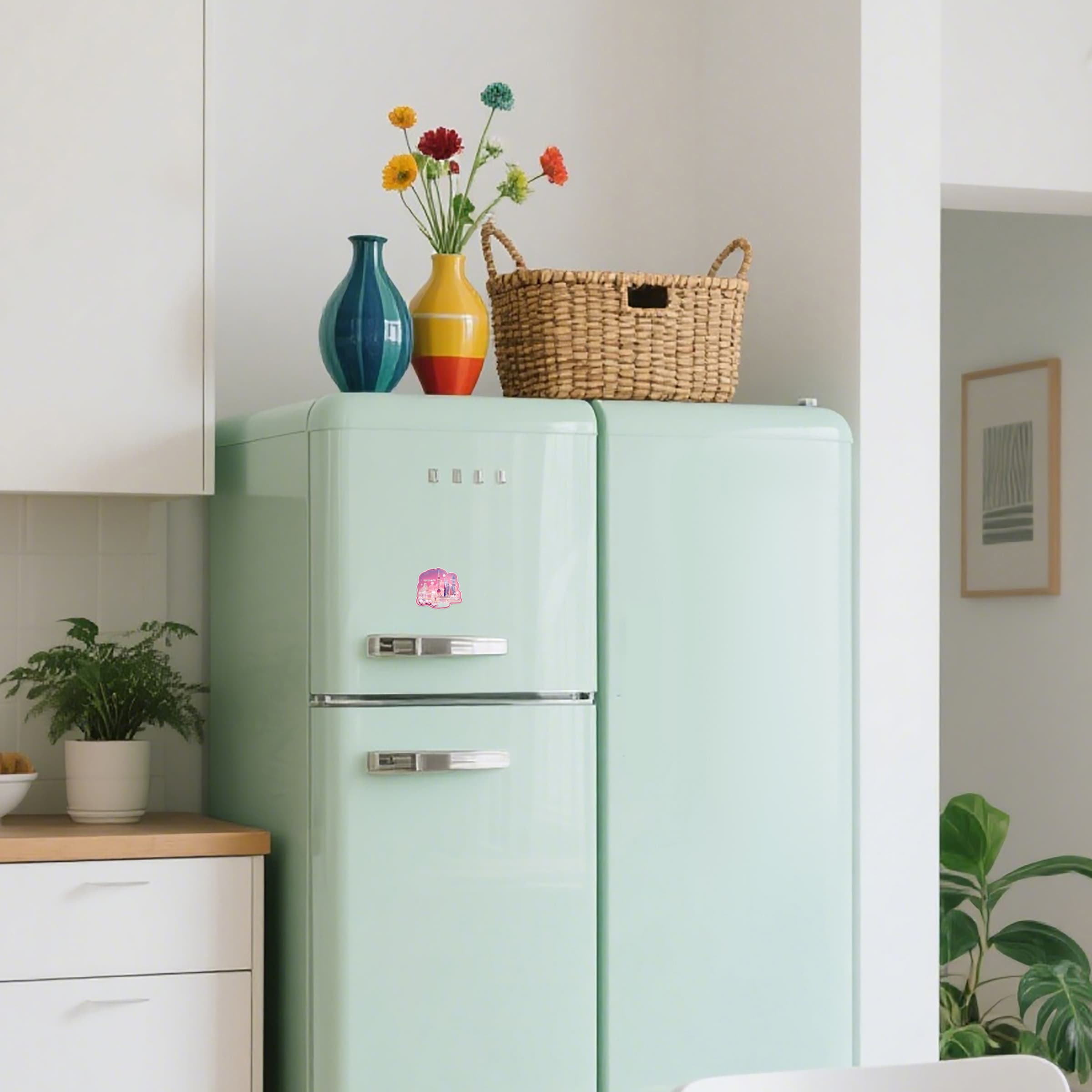 2.75"x2.55"Full Color 3D Alloy Refrigerator Magnet Gift thumbnail 2