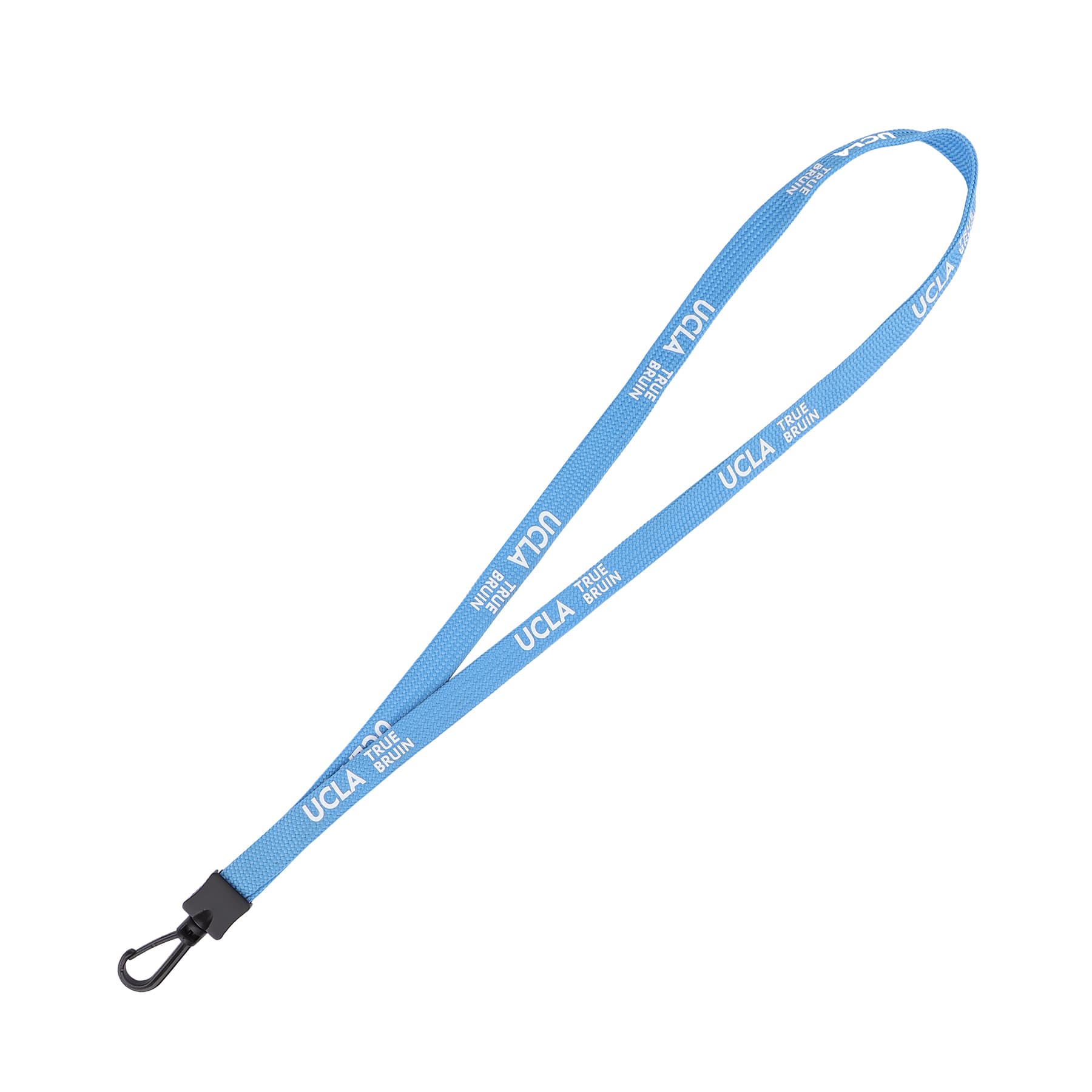 3/5" Polyester Flat Braid Lanyard Strap W/ Plastic J Hook thumbnail 9