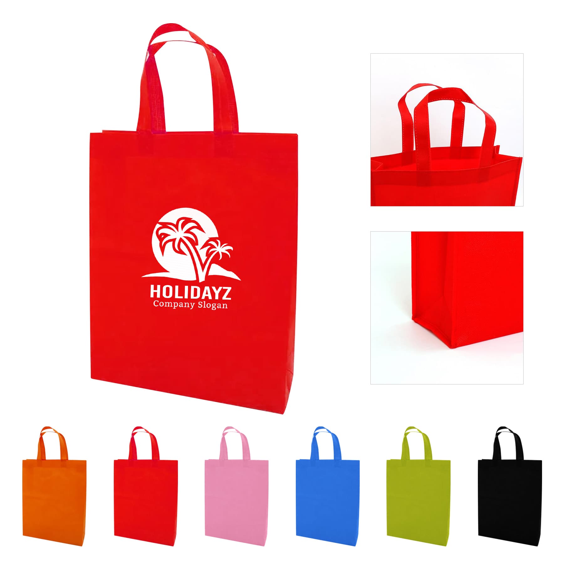 80Gsm Non-woven Heat Sealed Tote Bag