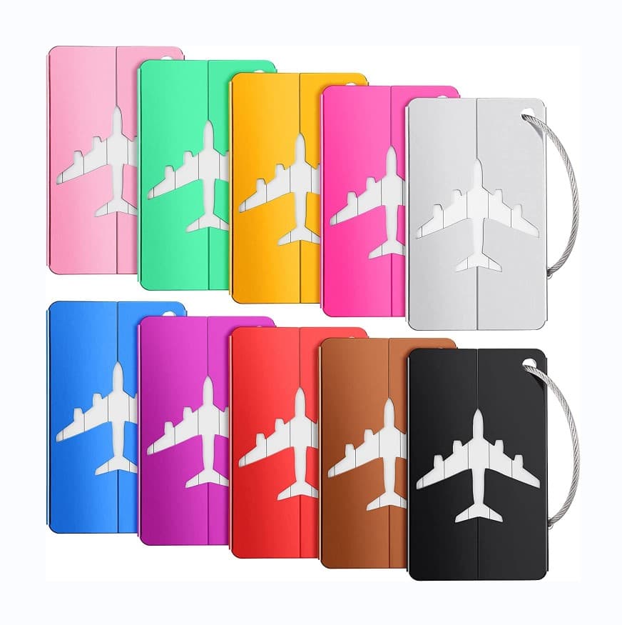 Aluminium Metal Travel Luggage Tags 