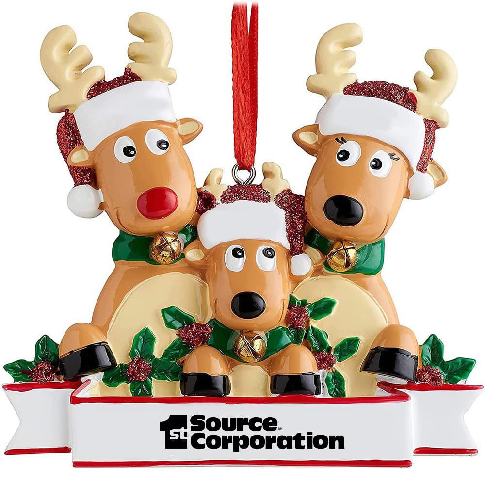 Resin El Christmas Pendant