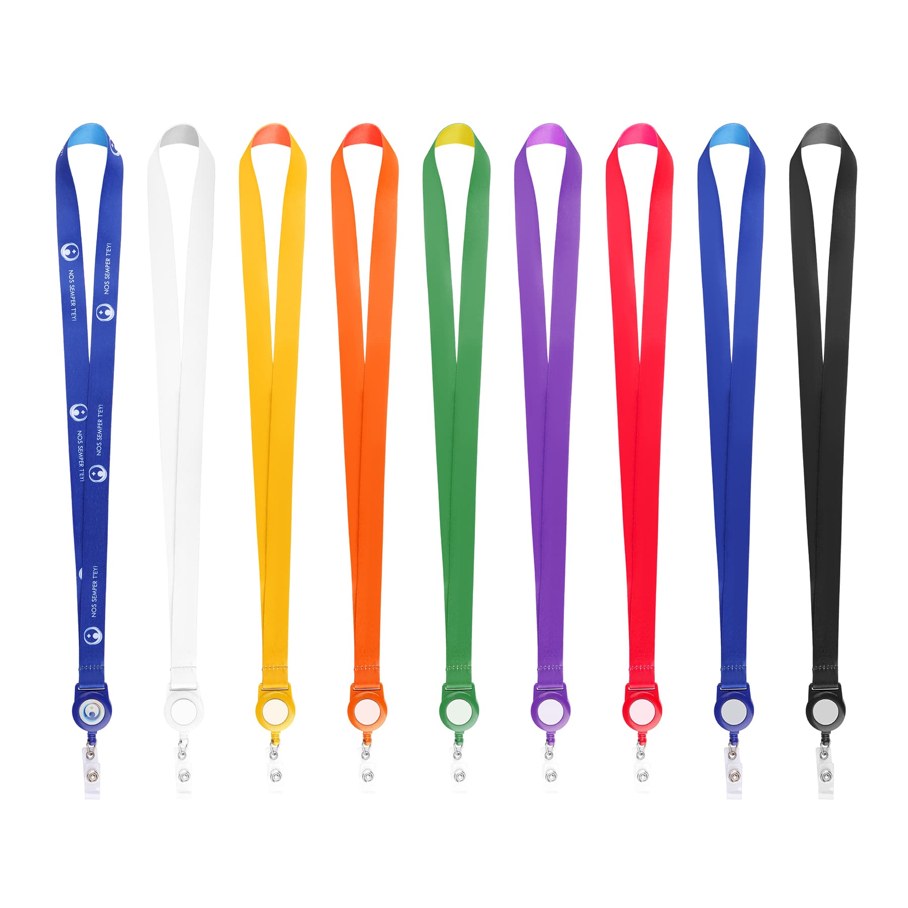 Custom Polyester Lanyard Combo with Retractable Badge Reel thumbnail 7