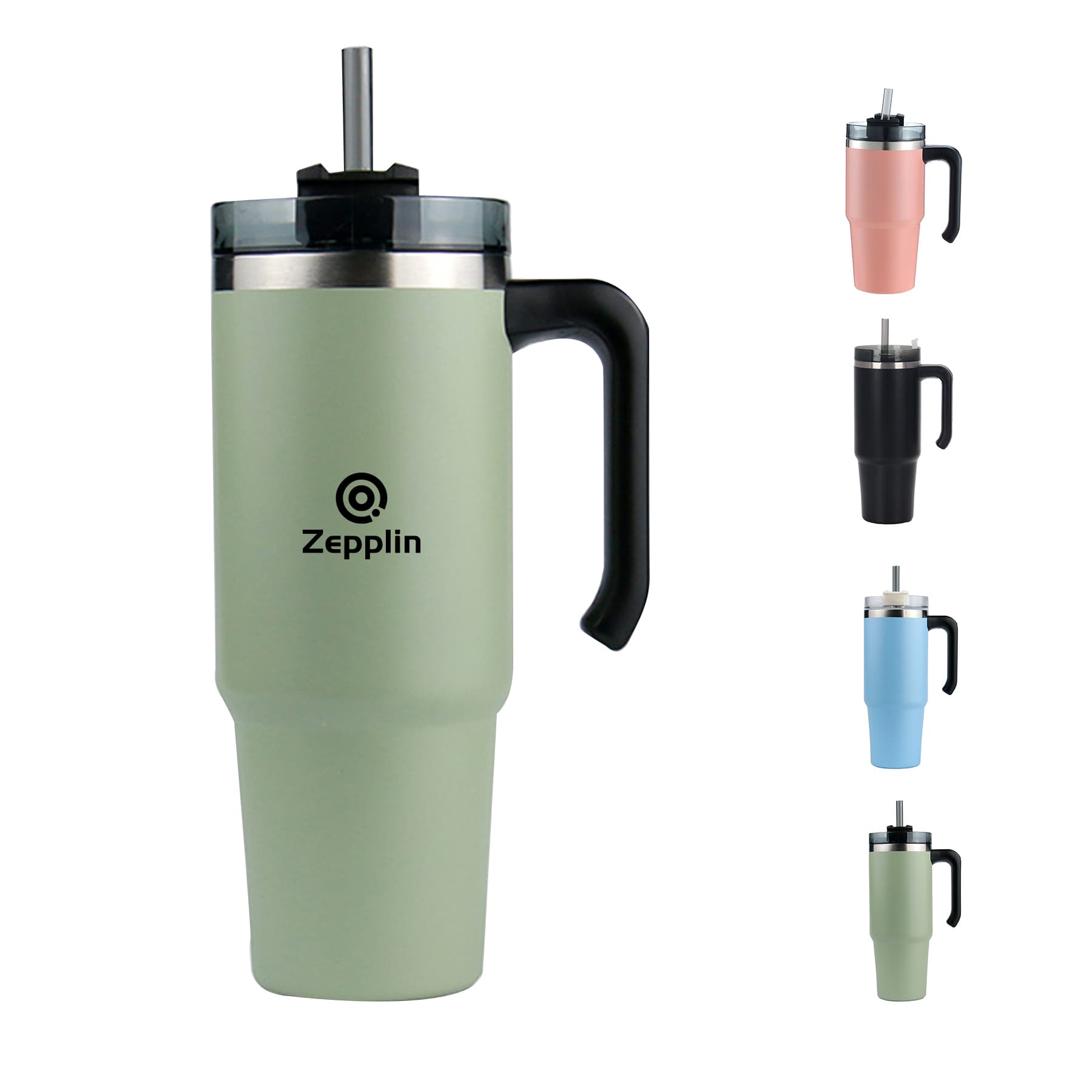 30oz Insulated Tumbler Coffee Travel Mug with Handle
