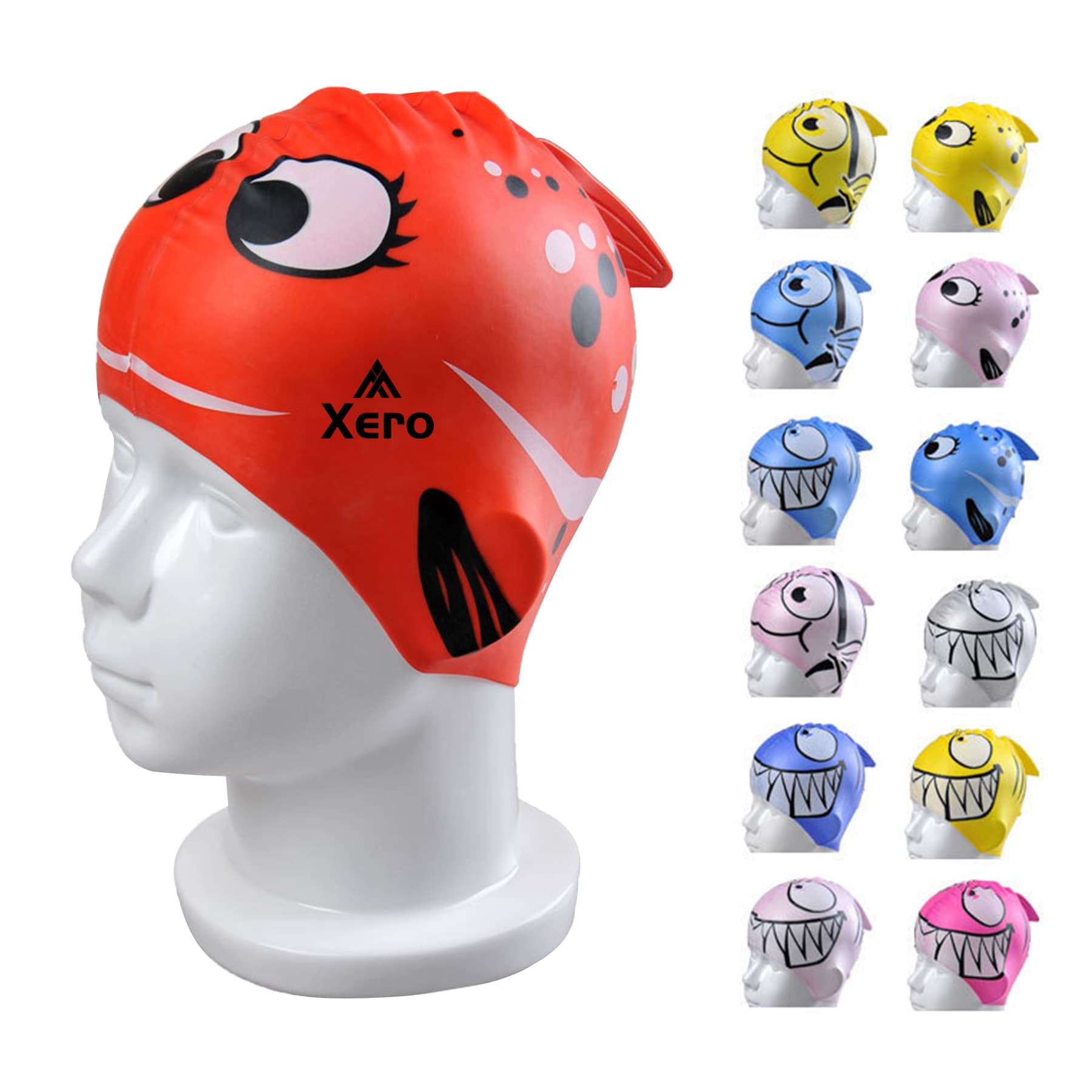 Fish Swim Caps For Children