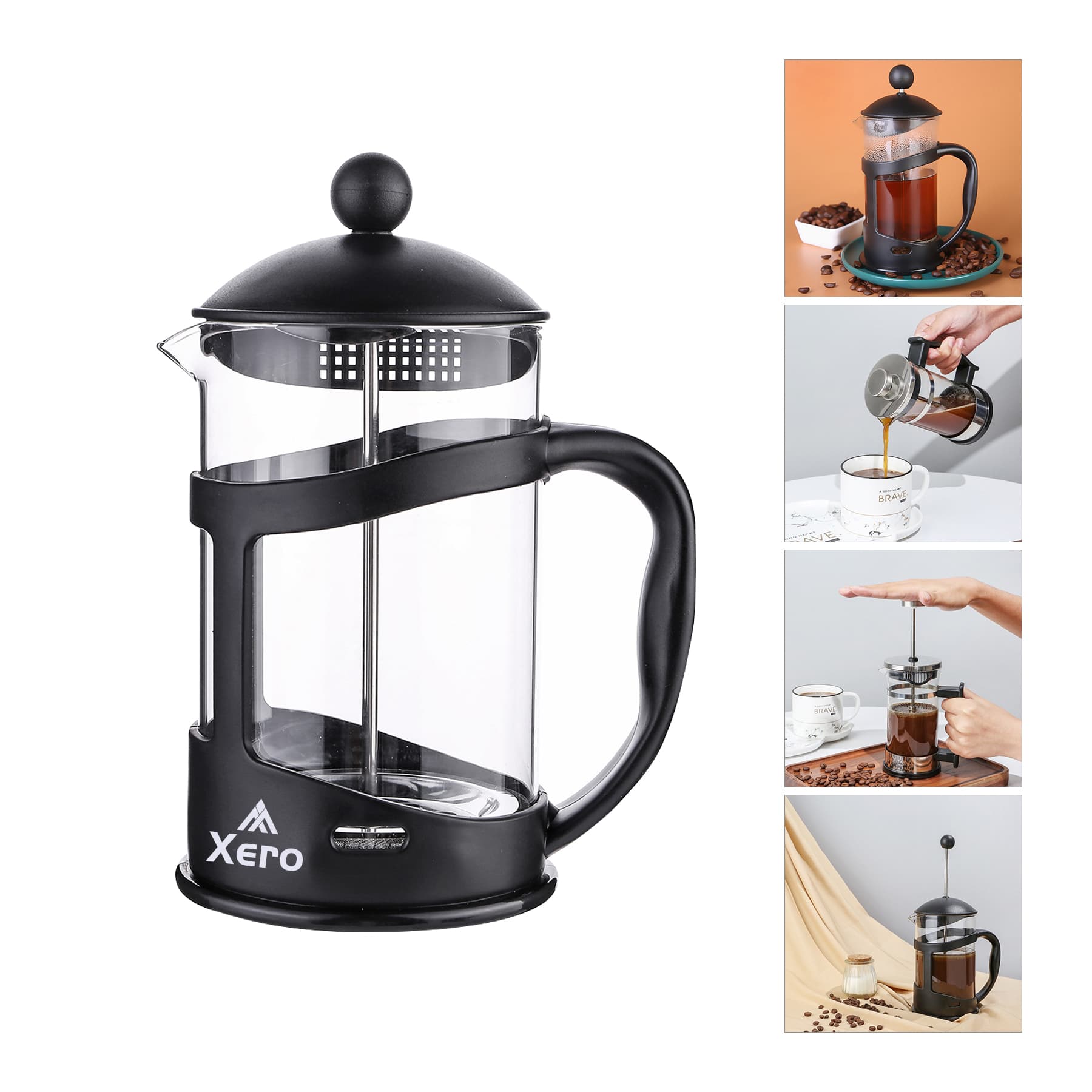 French Press Coffee  Tea Maker 