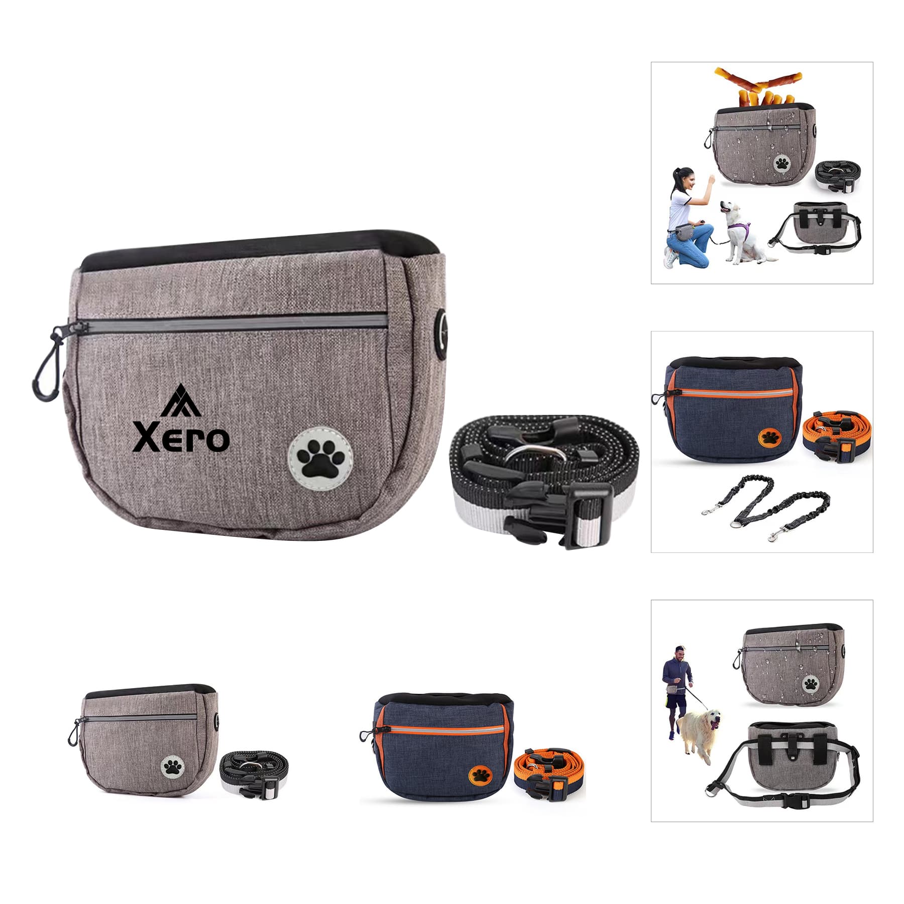 Pack Up Pouch Dog Treat Training Waist Belt Bag Dispenser