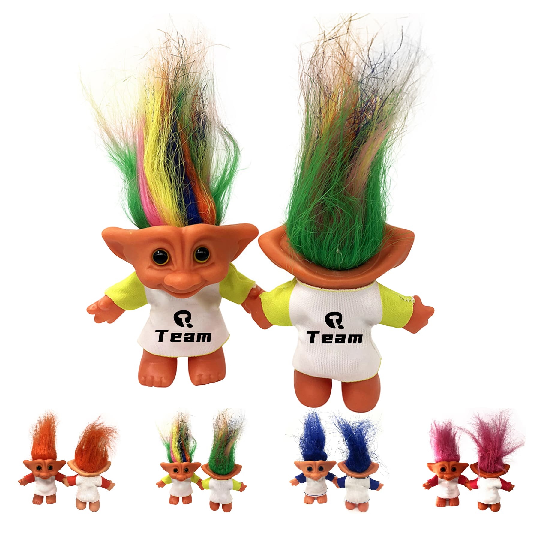 Vintage Troll Dolls With T-Shirt