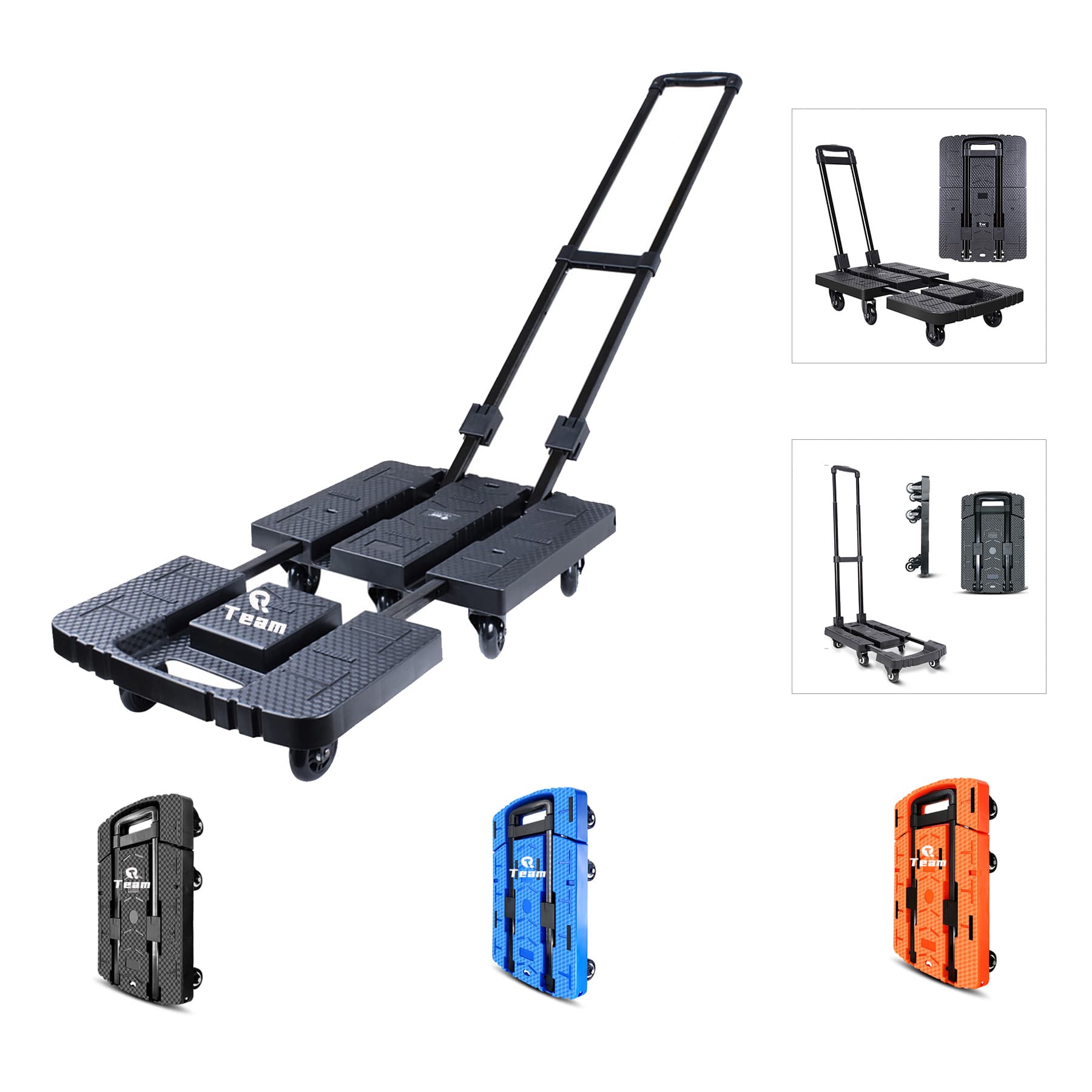 Folding Collapsible Flat Trolley
