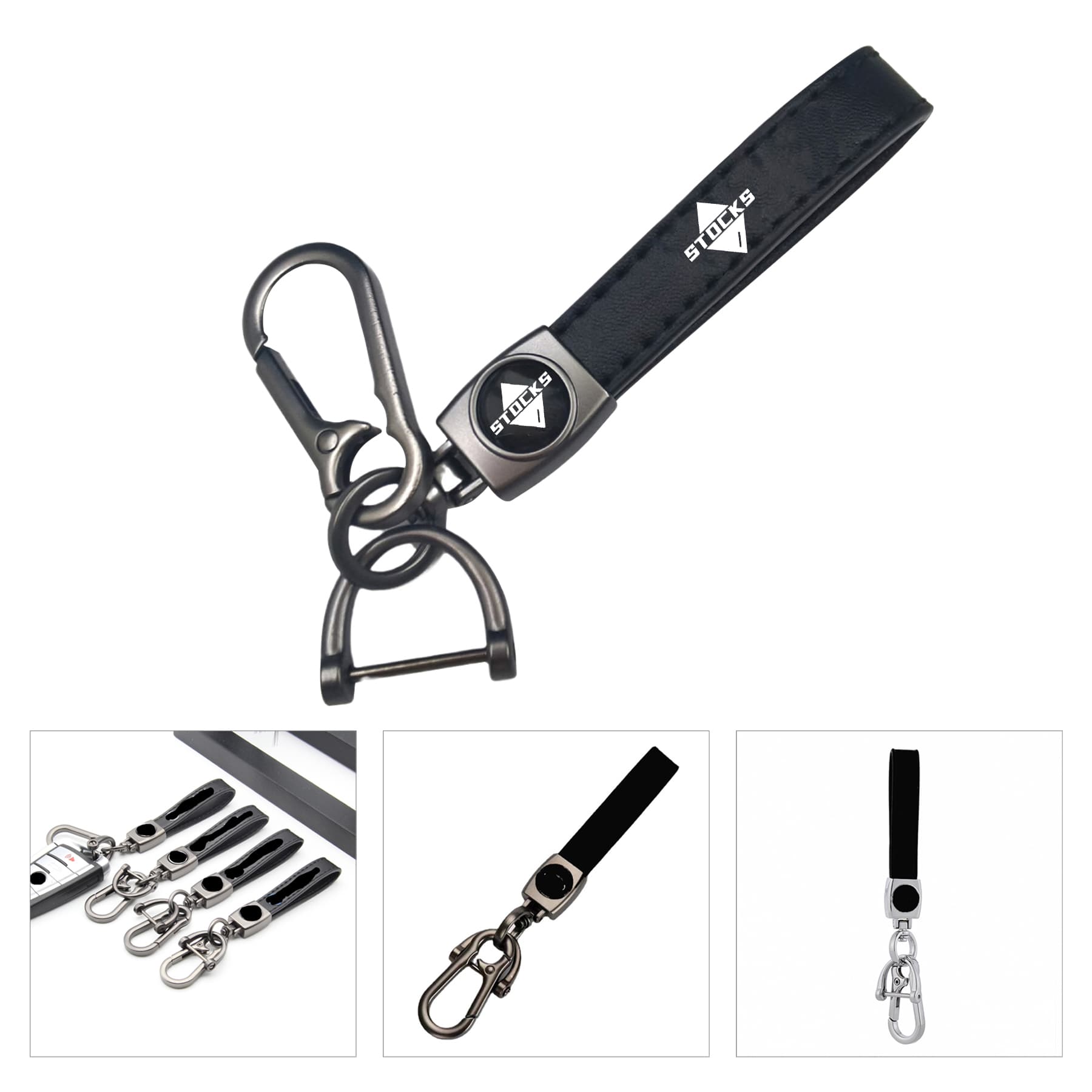 PU Leather Metal Key Chain