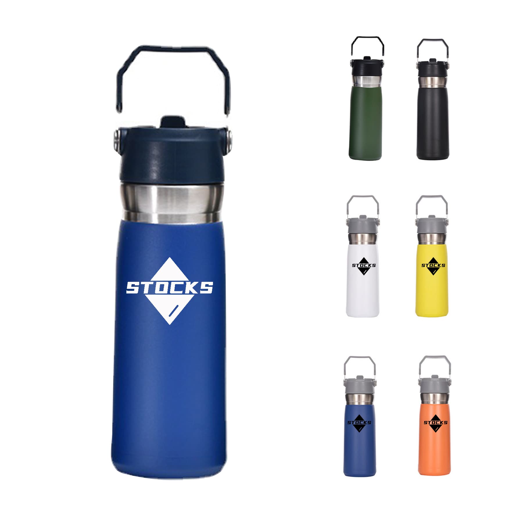 22 oz. Straw Water  Bottle portable