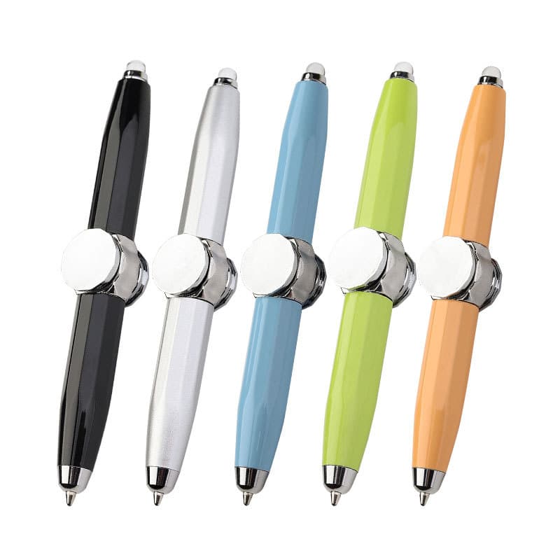 LED Fingertip Gyro Ballpoint Pens