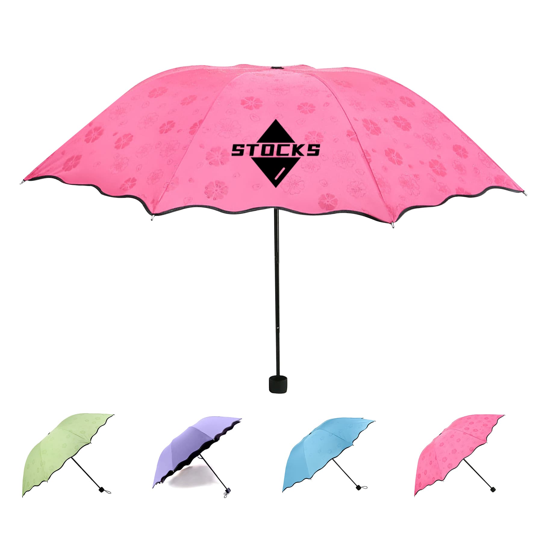 An Umbrella Blooms Umbrella in Water