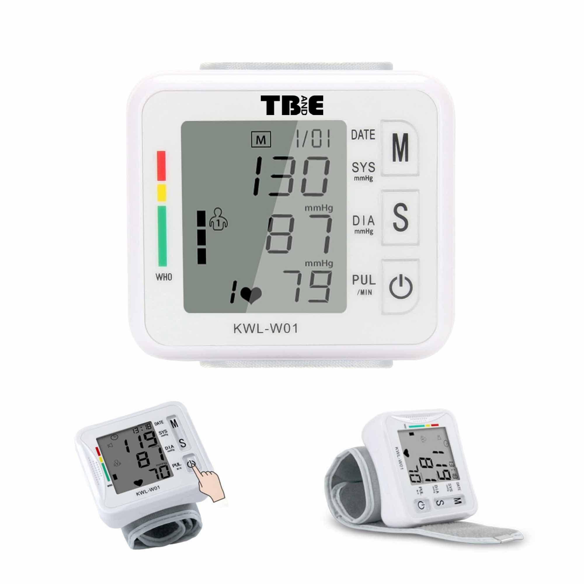 Blood Pressure Monitor Adjustable Wrist Cuff