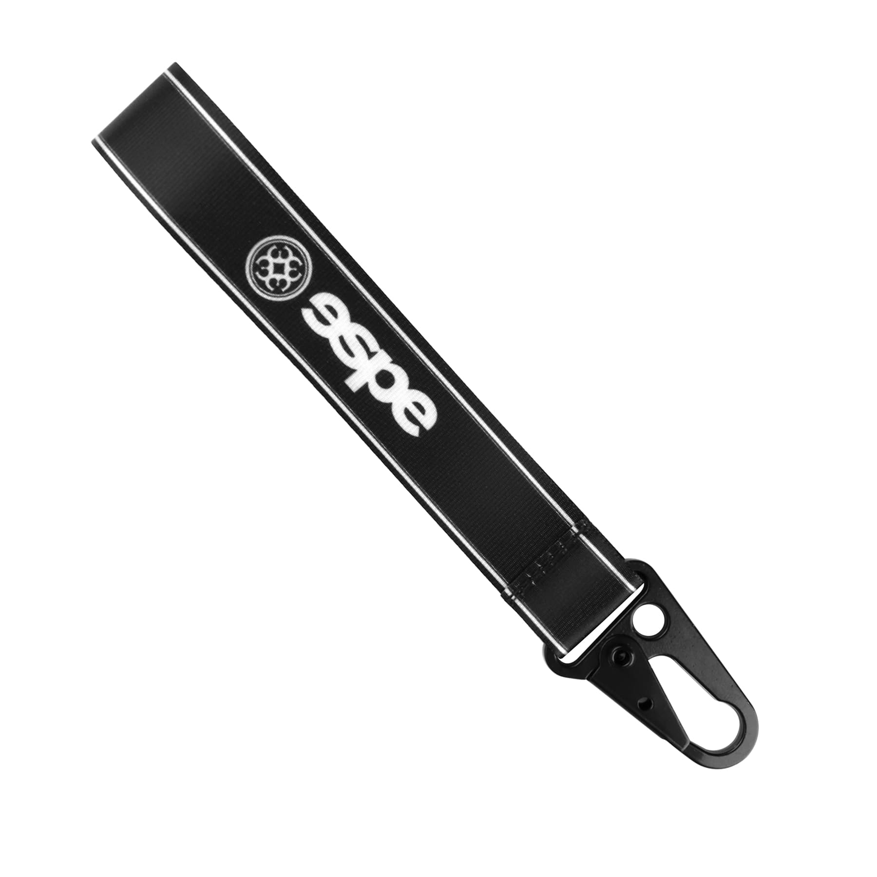 1" Nylon Wrist Lanyard Keychain Strap with Carabiner Clip thumbnail 3