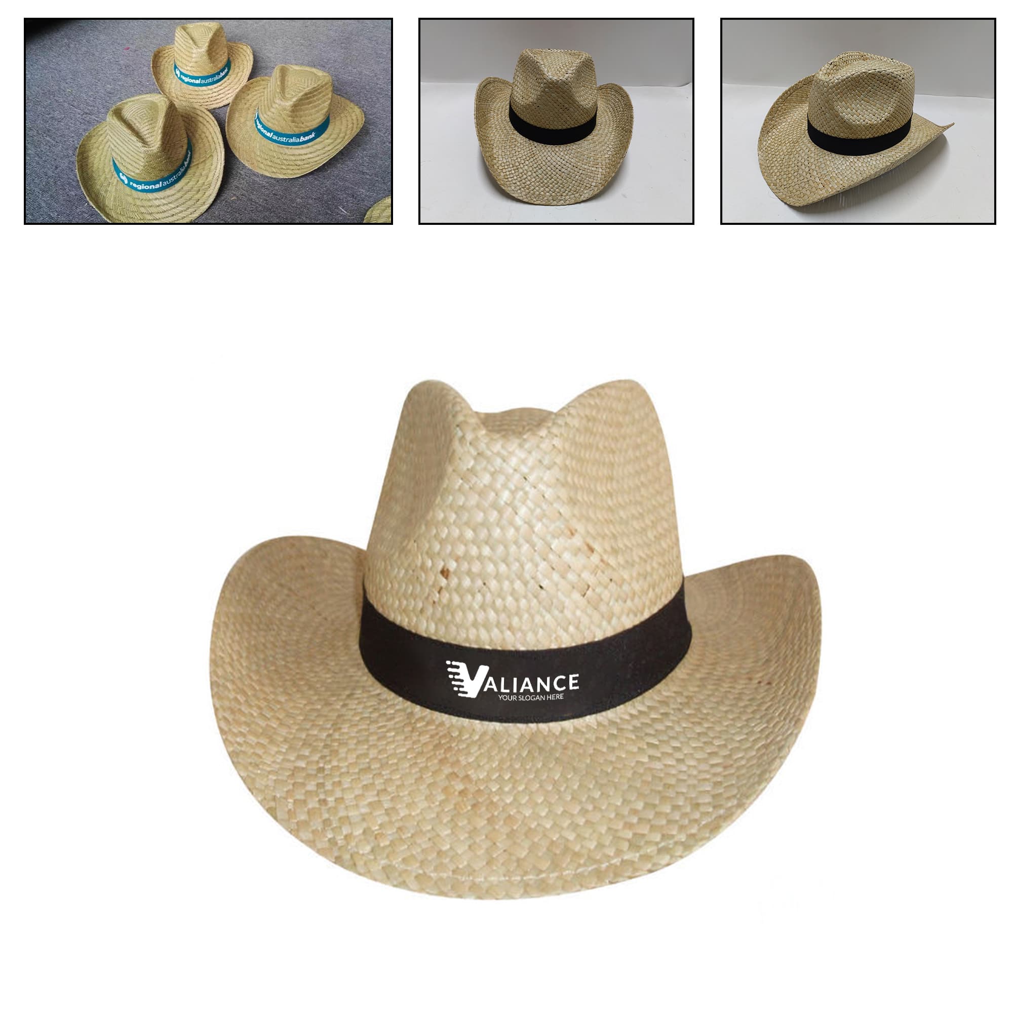 Custom Straw Cowboy Hats
