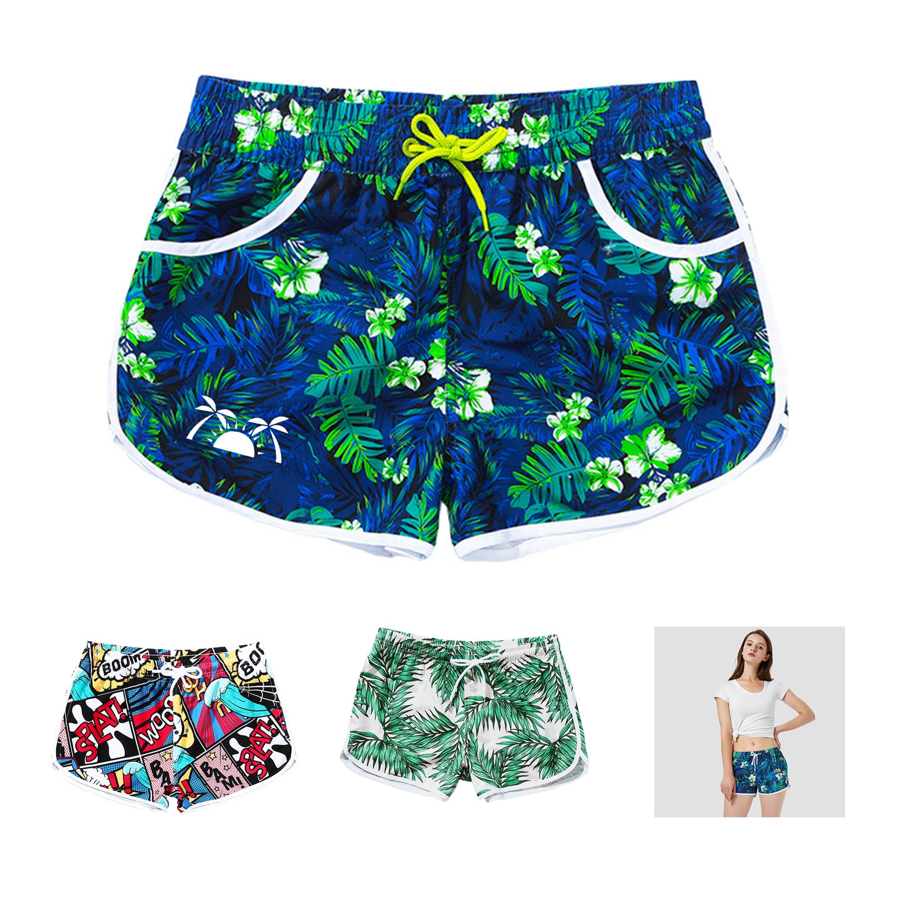 Women Summer Board Shorts