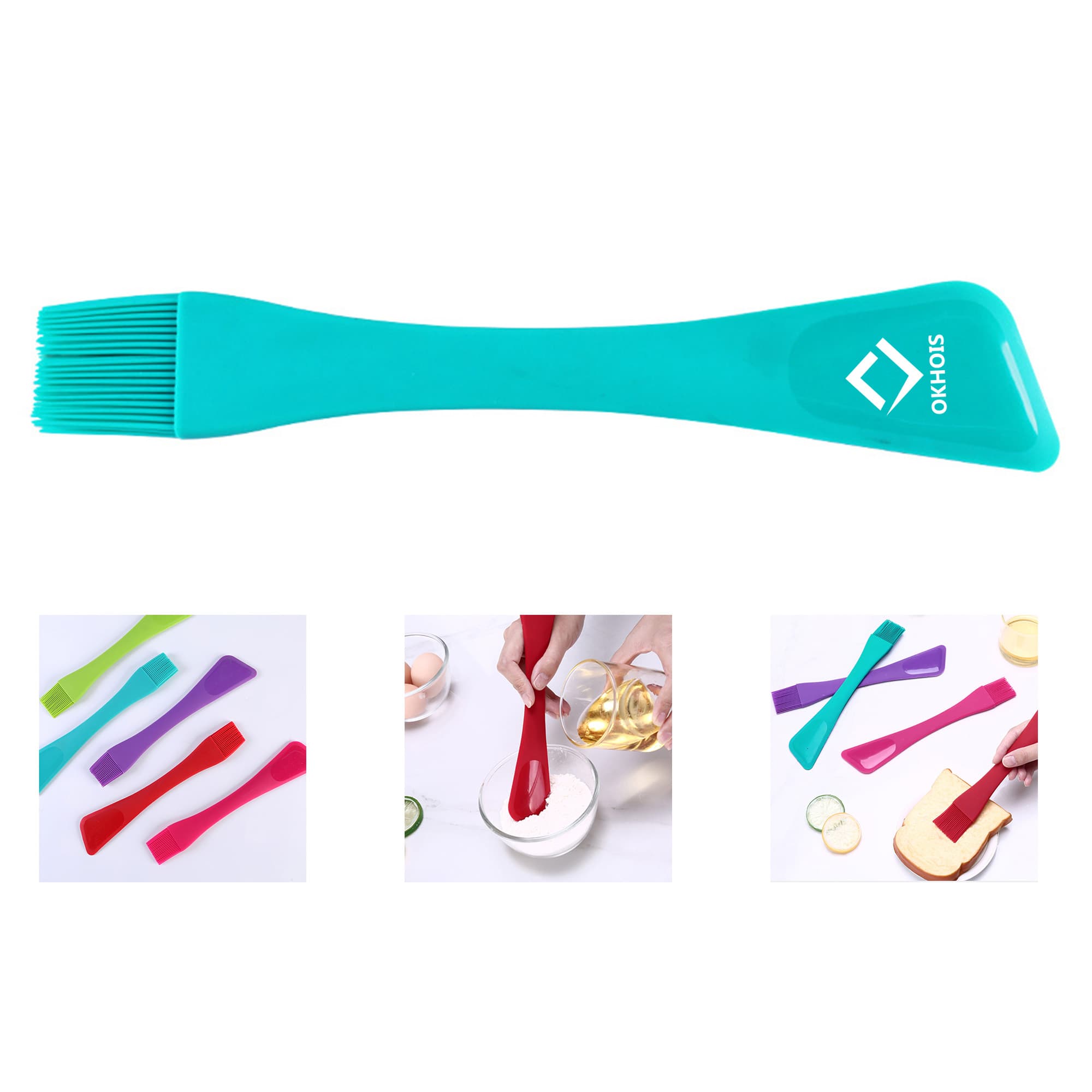 2-In-1 Silicone Spatula Brush