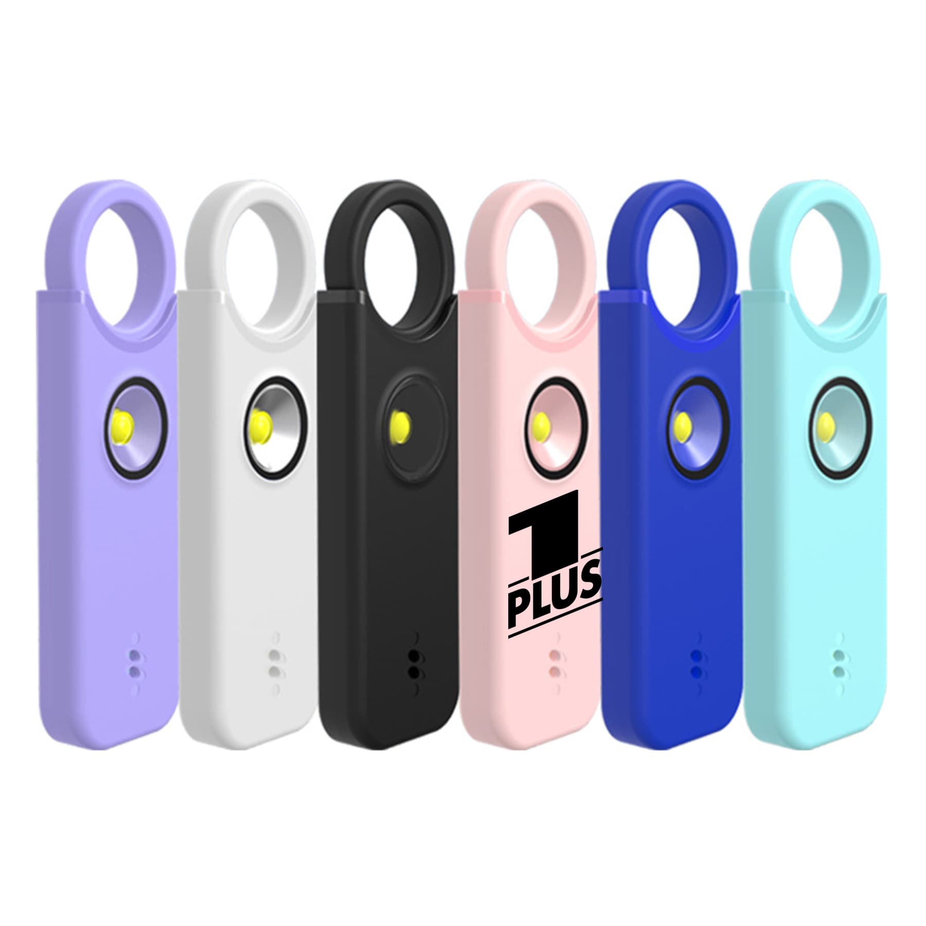 Anti-wolf siren keychain with strobe light