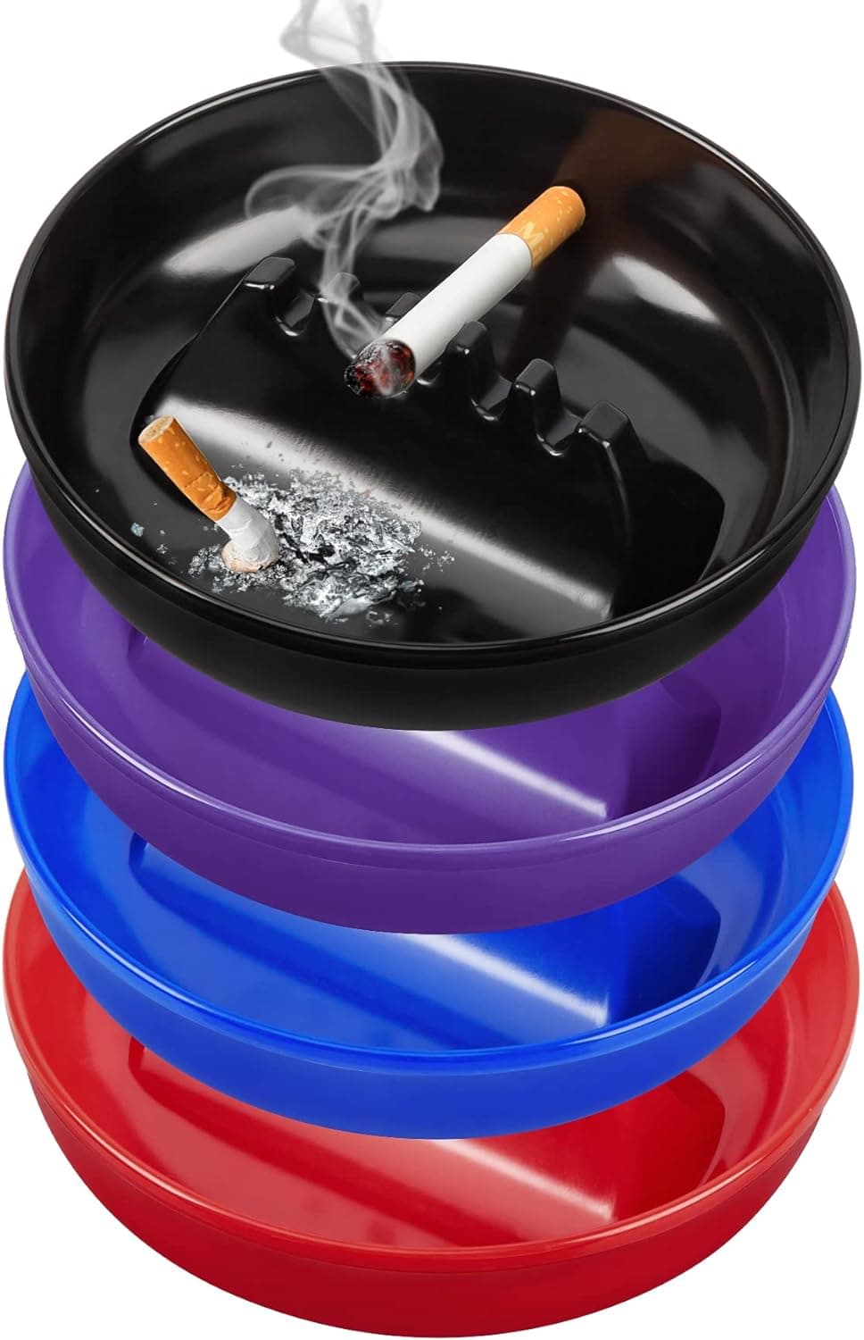 7" Plastic Ashtrays