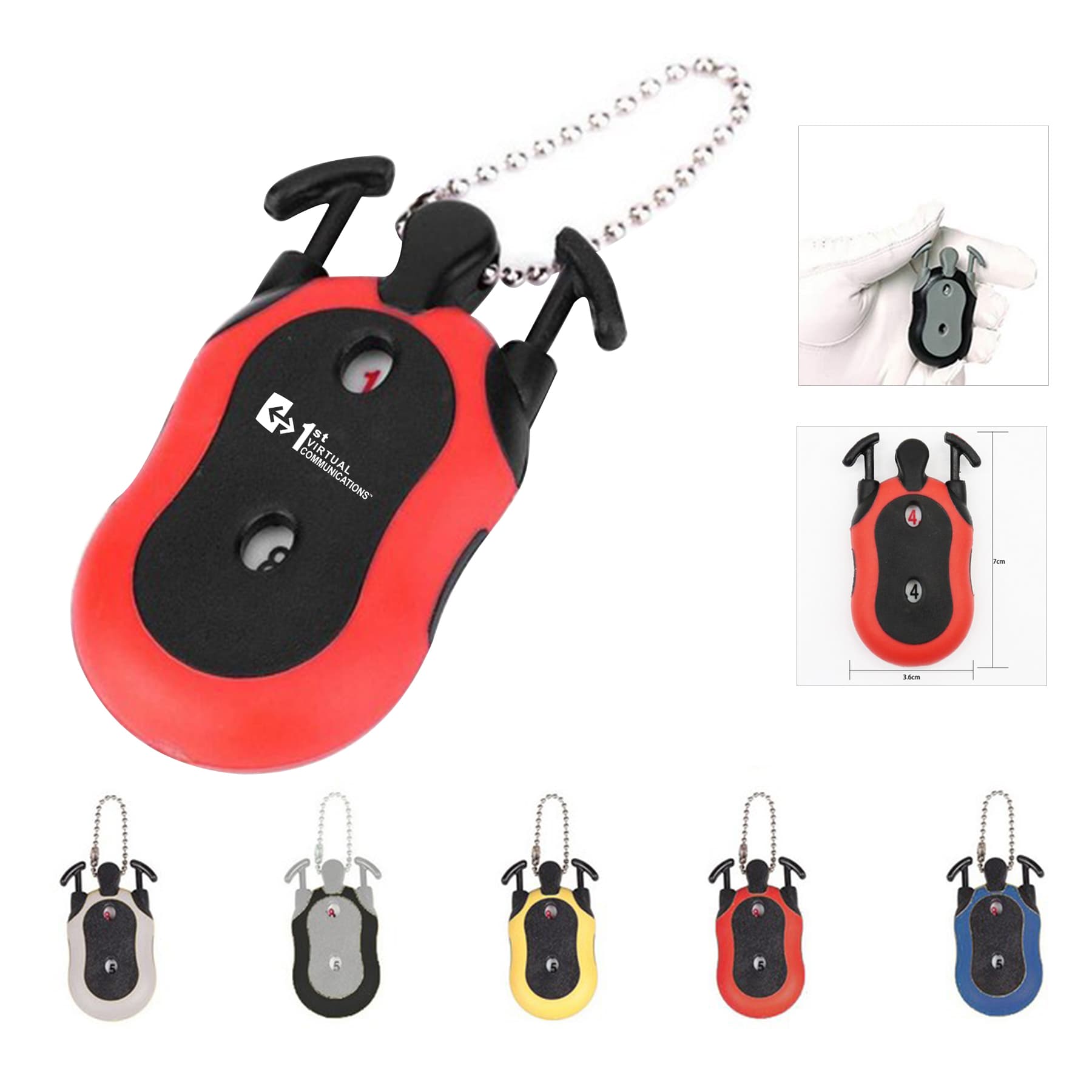 Mini Golf Score Counter with Keychain