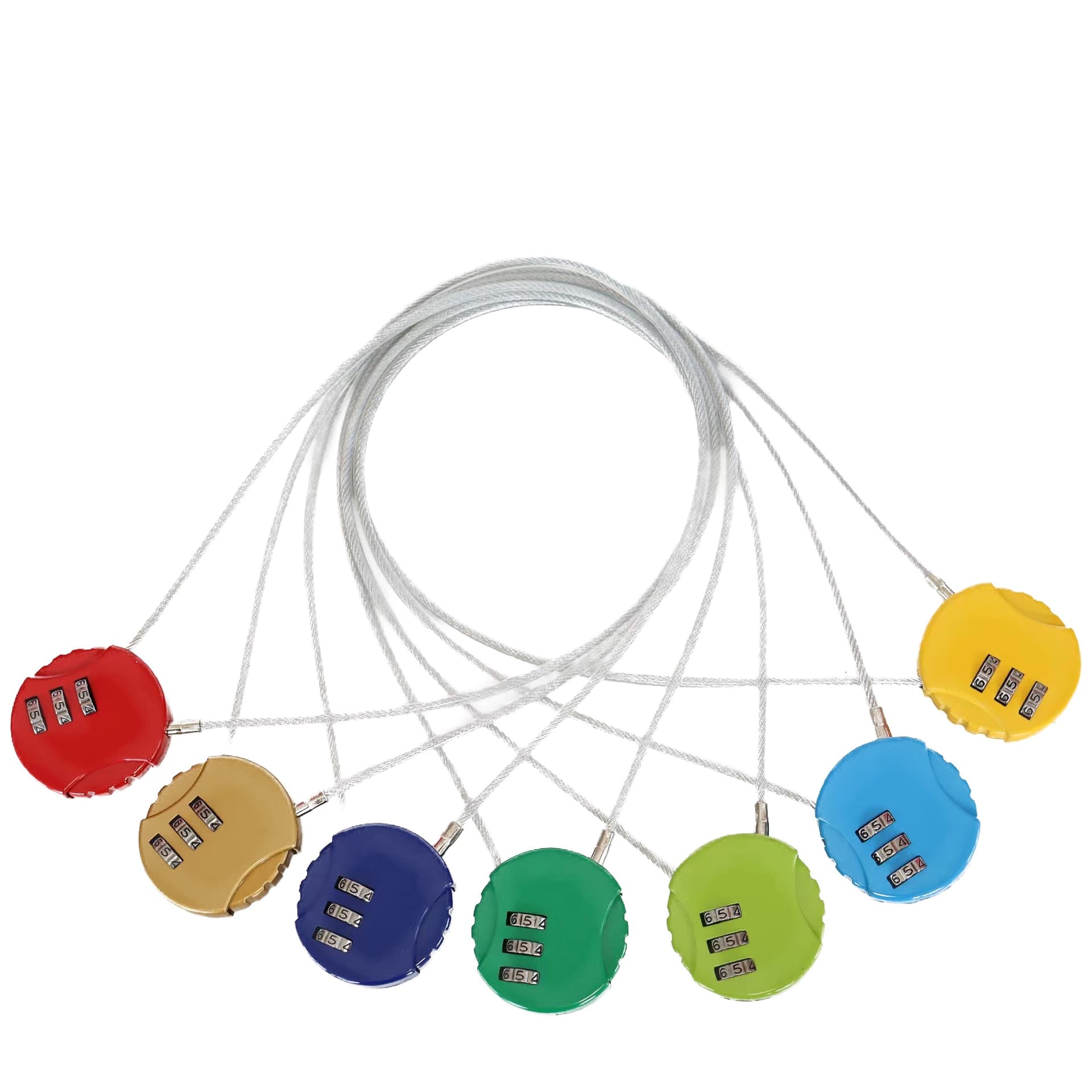 Wire Rope Combination Password Padlock