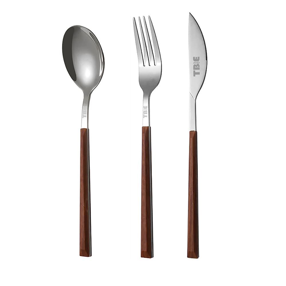 Stainless steel tableware set