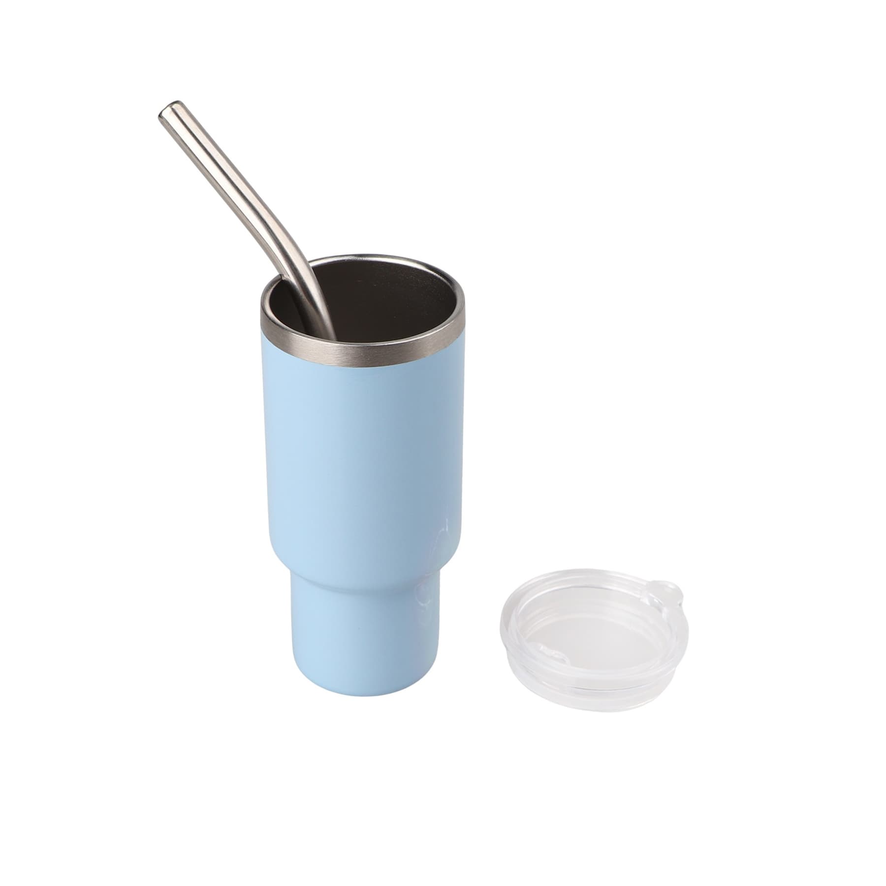 Mini Tumbler Shot Glass 2 Oz With Straw Lid thumbnail 4