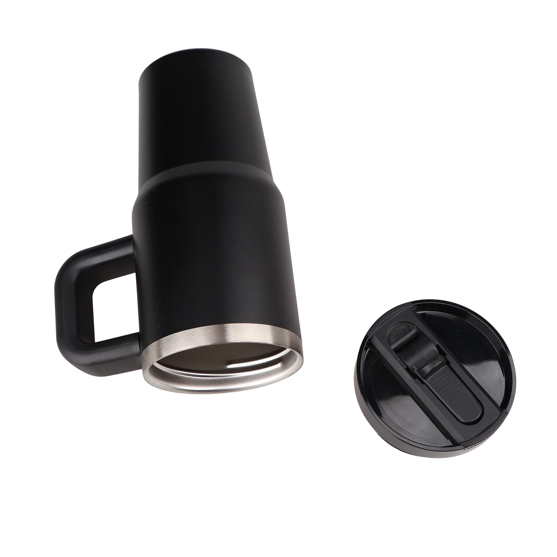 14 Oz Stainless Steel Tumbler with Handle Foldable Straw thumbnail 6