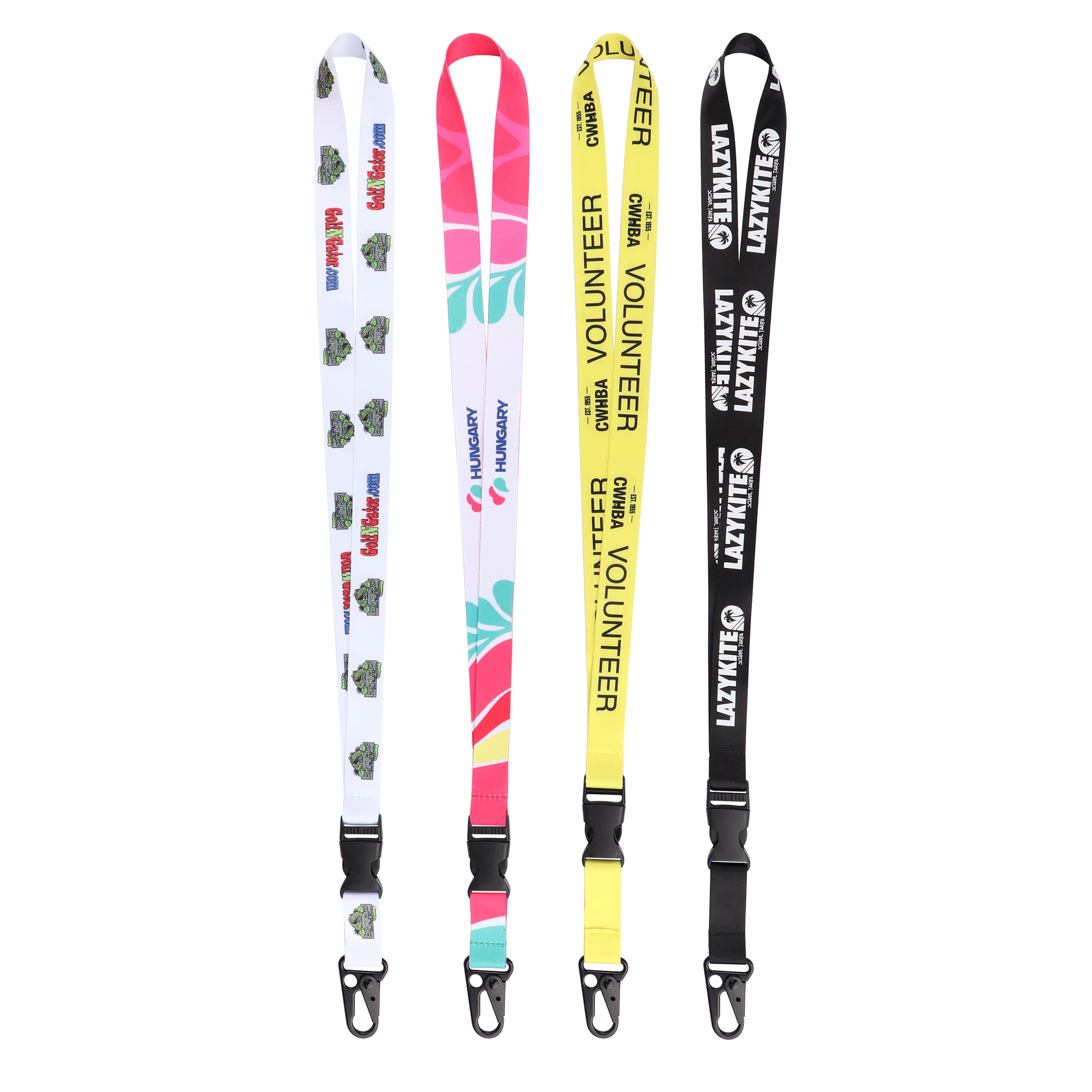3/4" Polyester Detachable Lanyards W/ Sling Clasp Hook thumbnail 2