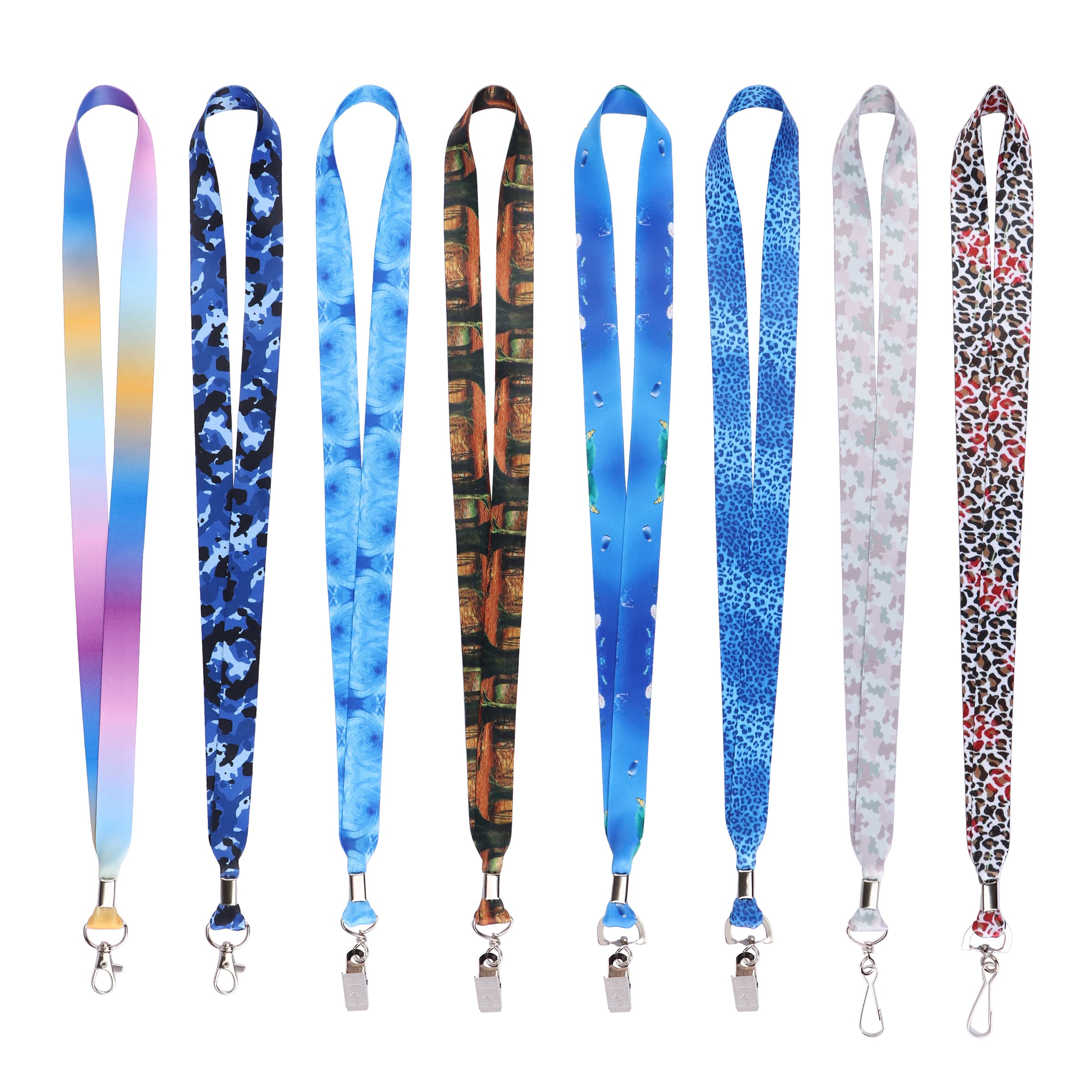 3/4" Full Color Custom Polyester Lanyards ID Badge Holder thumbnail 8